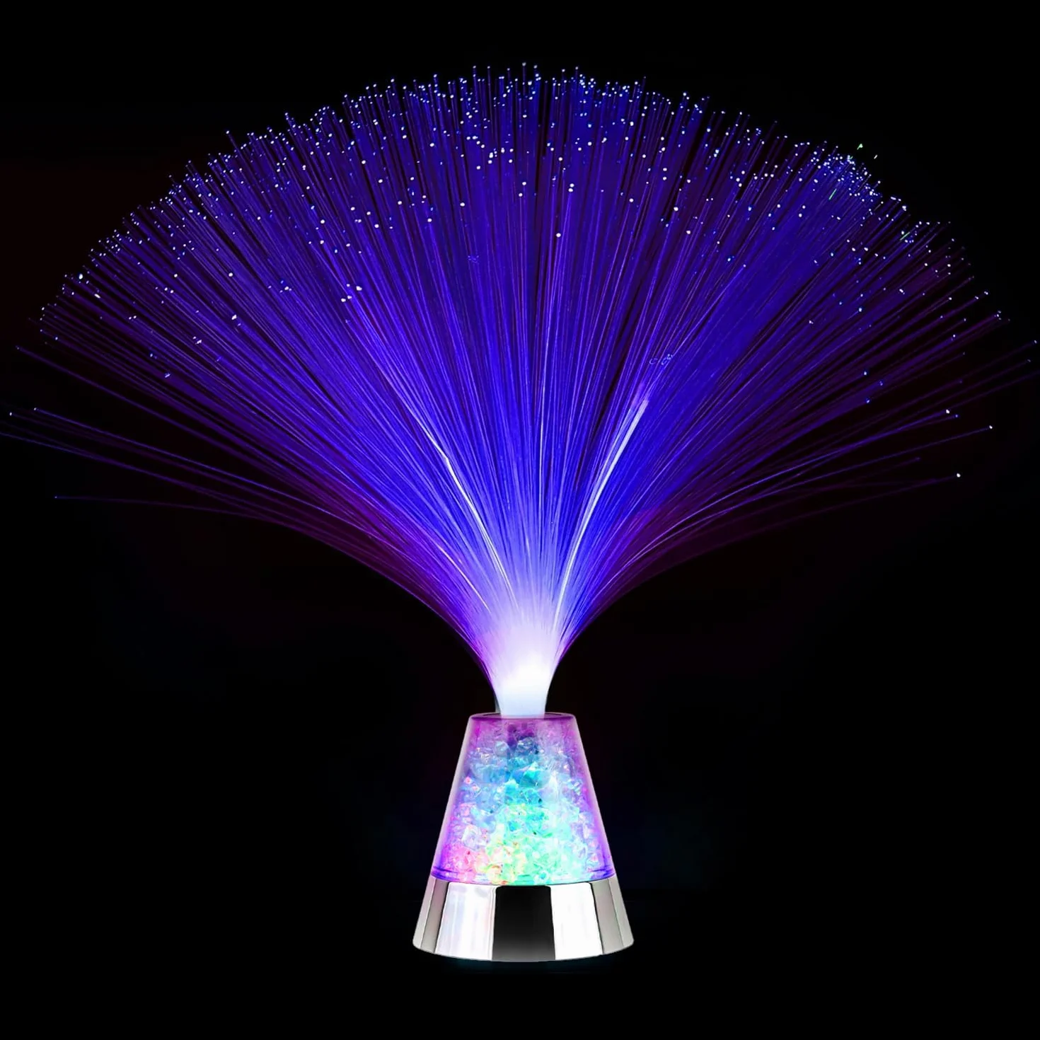 The Glowhouse Lampe en fibres optiques 34 cm