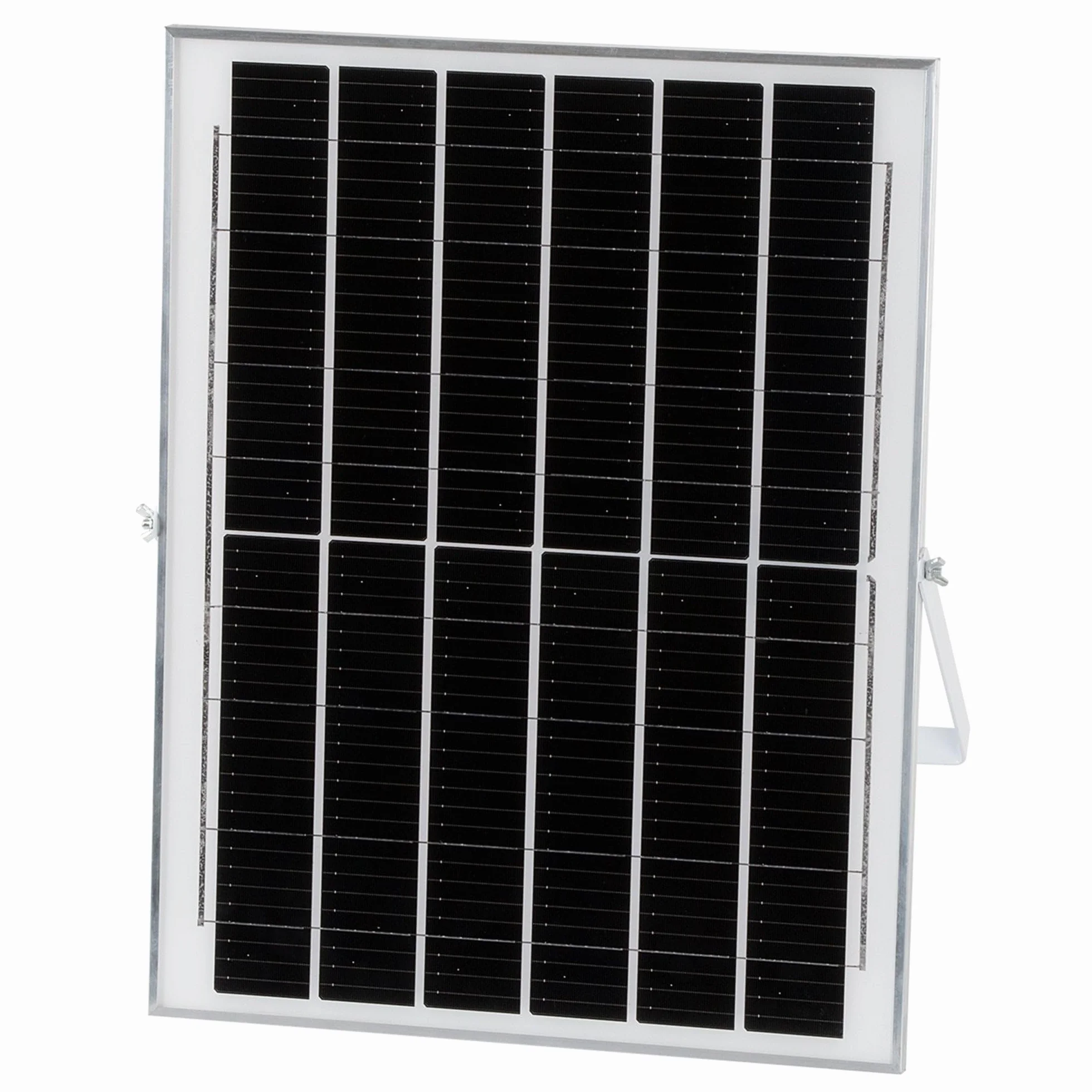Lumisky TITAN Projecteur solaire LED blanc chaud/froid avec panneau solaire déporté et télécommande H30.5cm