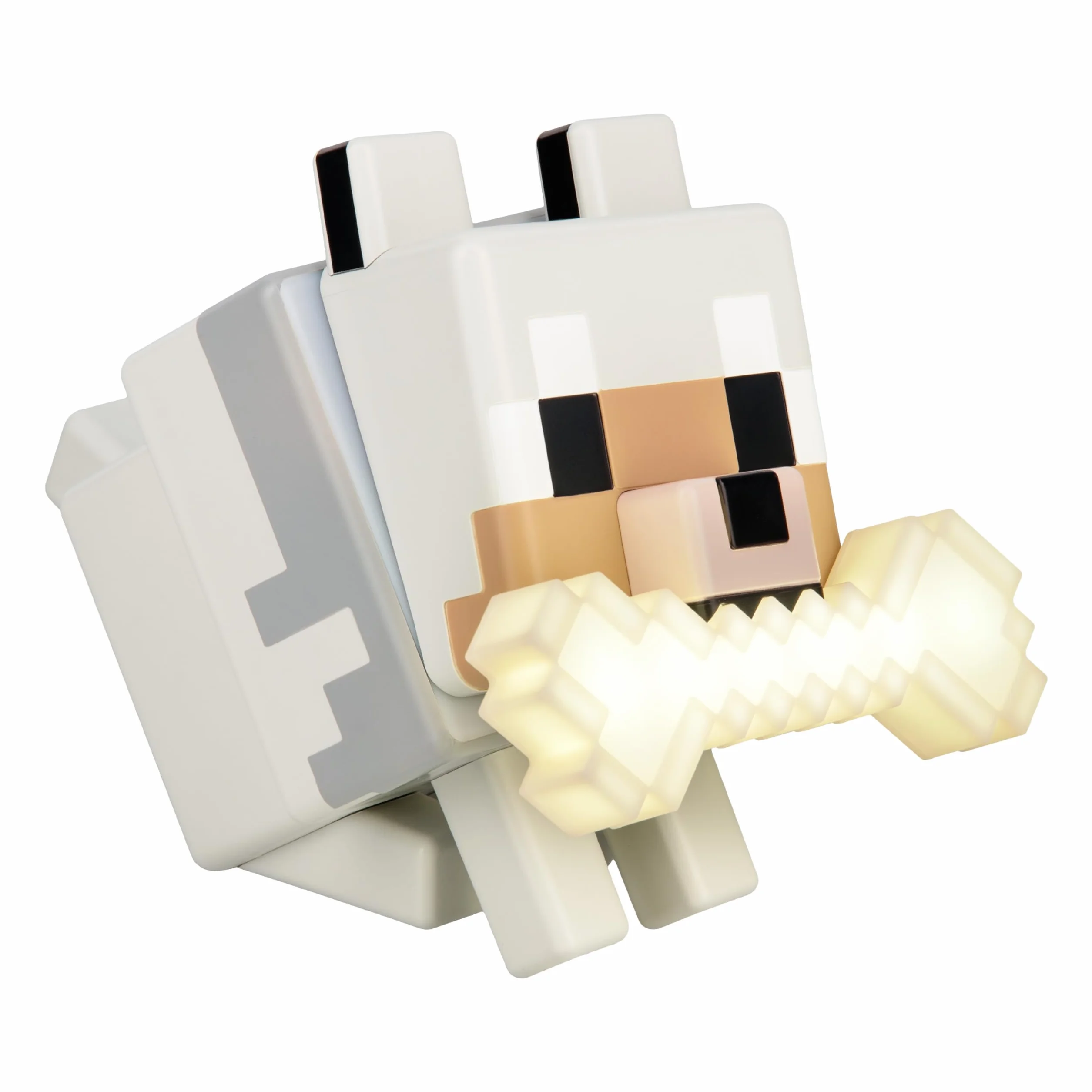 Paladone Lampe LED 3D Minecraft Wolf GloBuddies Officielle, Appuyez pour changer de couleur, Gaming