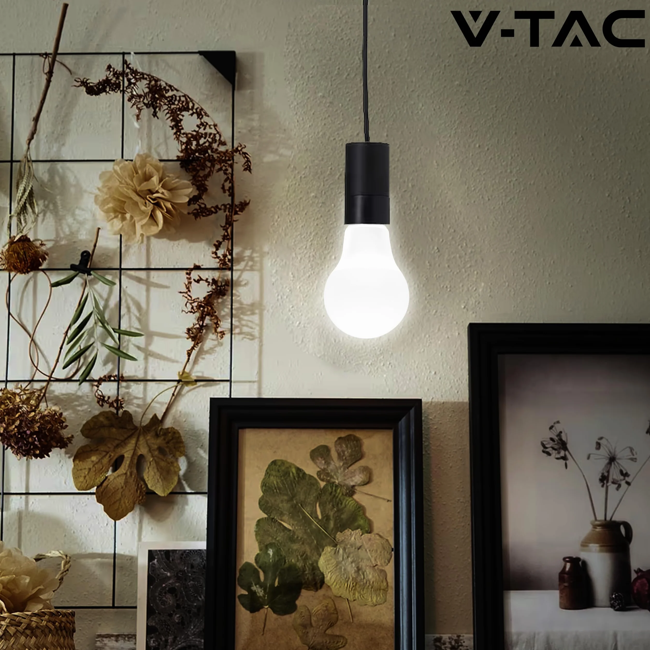 V-TAC Ampoules LED E27 8,5W A60 806 Lumen 3000K Blanc Chaud