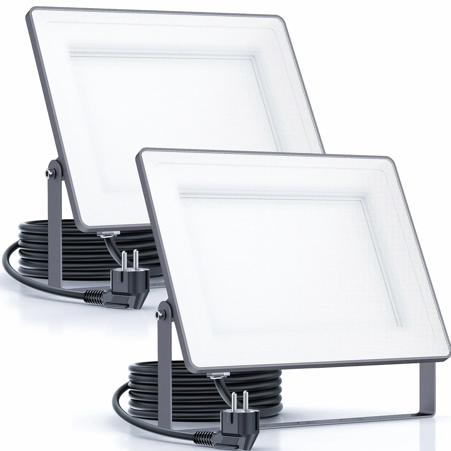 Projecteurs LED 120 W 14400 lm IP66 6500 K Lot de 2