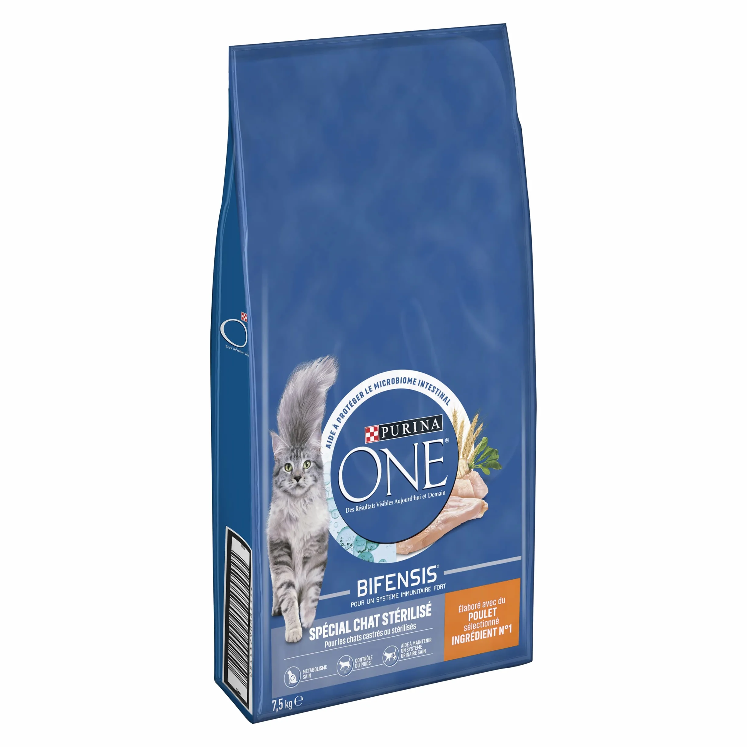 PURINA ONE BIFENSIS Spécial Chat Adulte Stérilisé Poulet 7,5 Kg