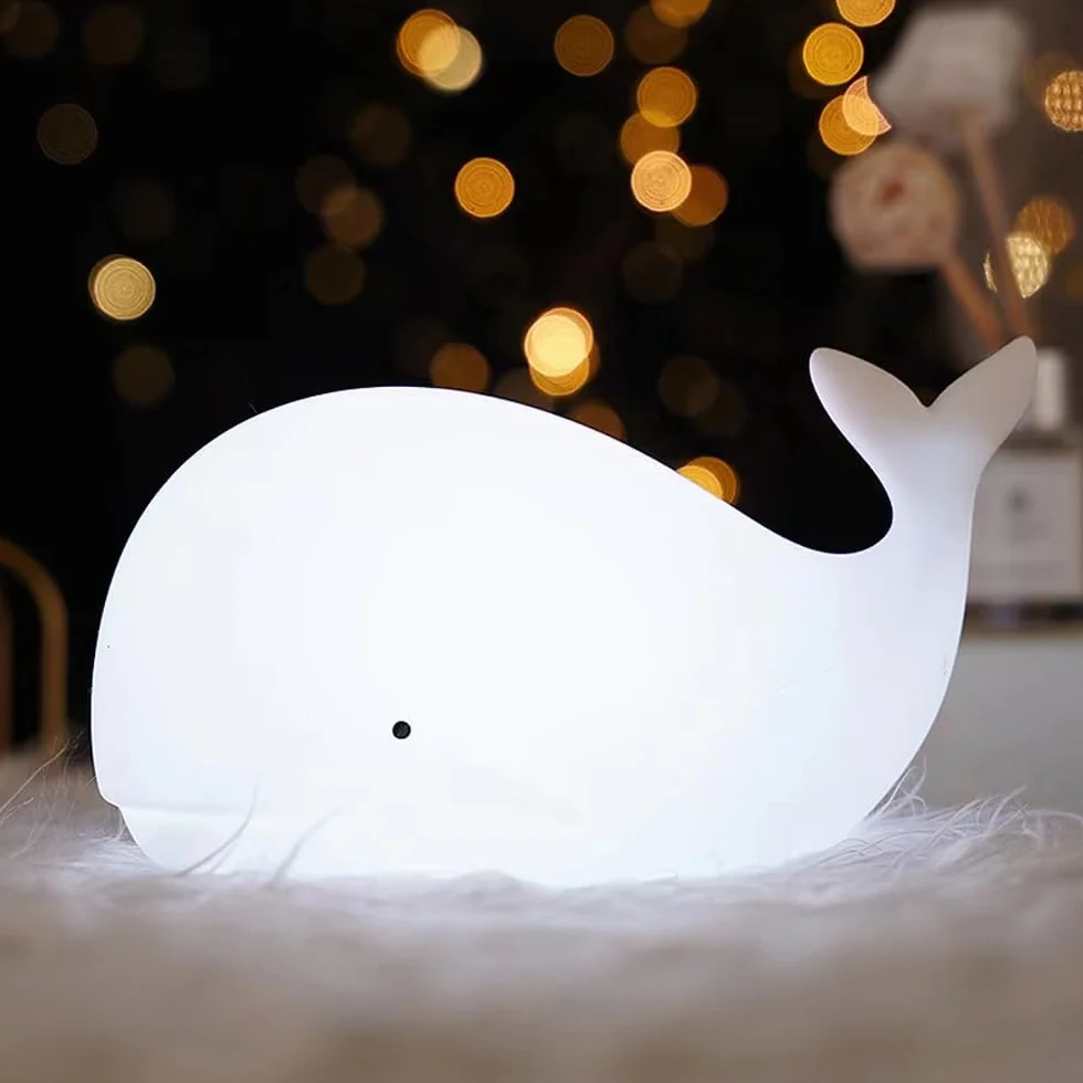 Veilleuse Enfants 7 Couleurs LED Portable Tactile Bébé Lampe USB Silicone Animal