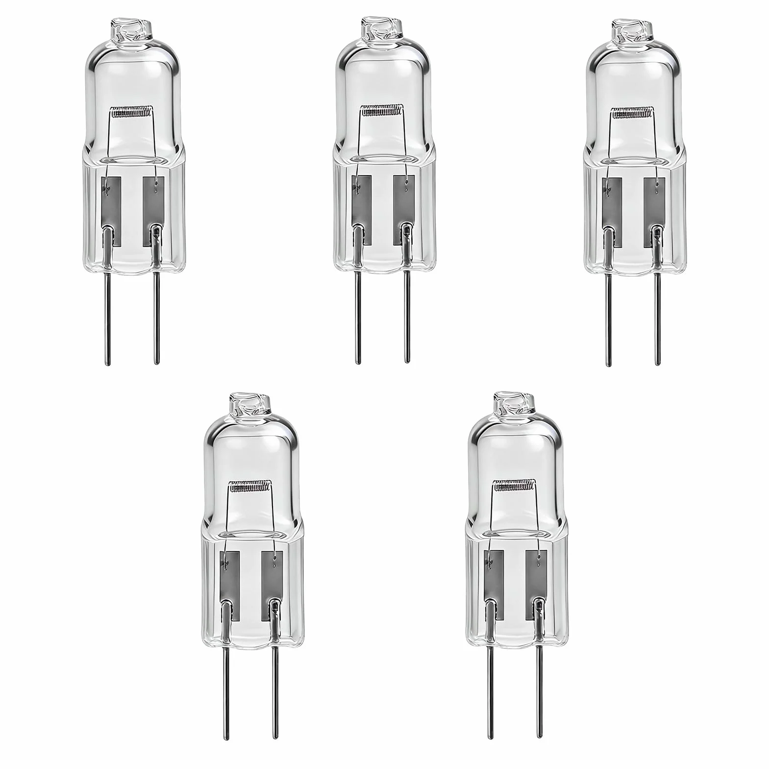 Ampoule Halogène G4 12V 10W 3000K Blanc Chaud Lot de 5 Pièces Culot à Broche Haute Luminosité