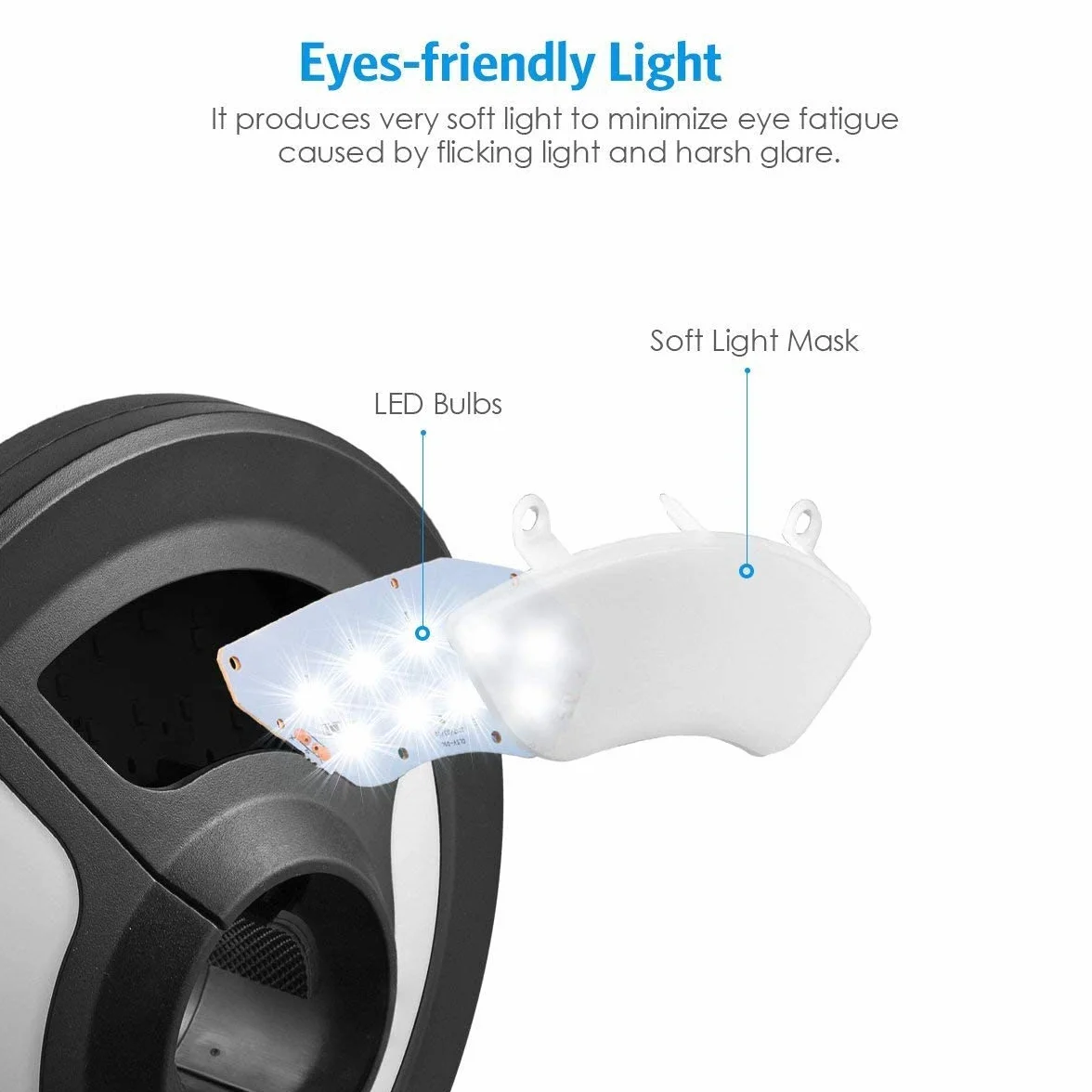 SUPERNIGHT Éclairage de parasol 36 LED sans fil 220 lumens blanc 2 modes