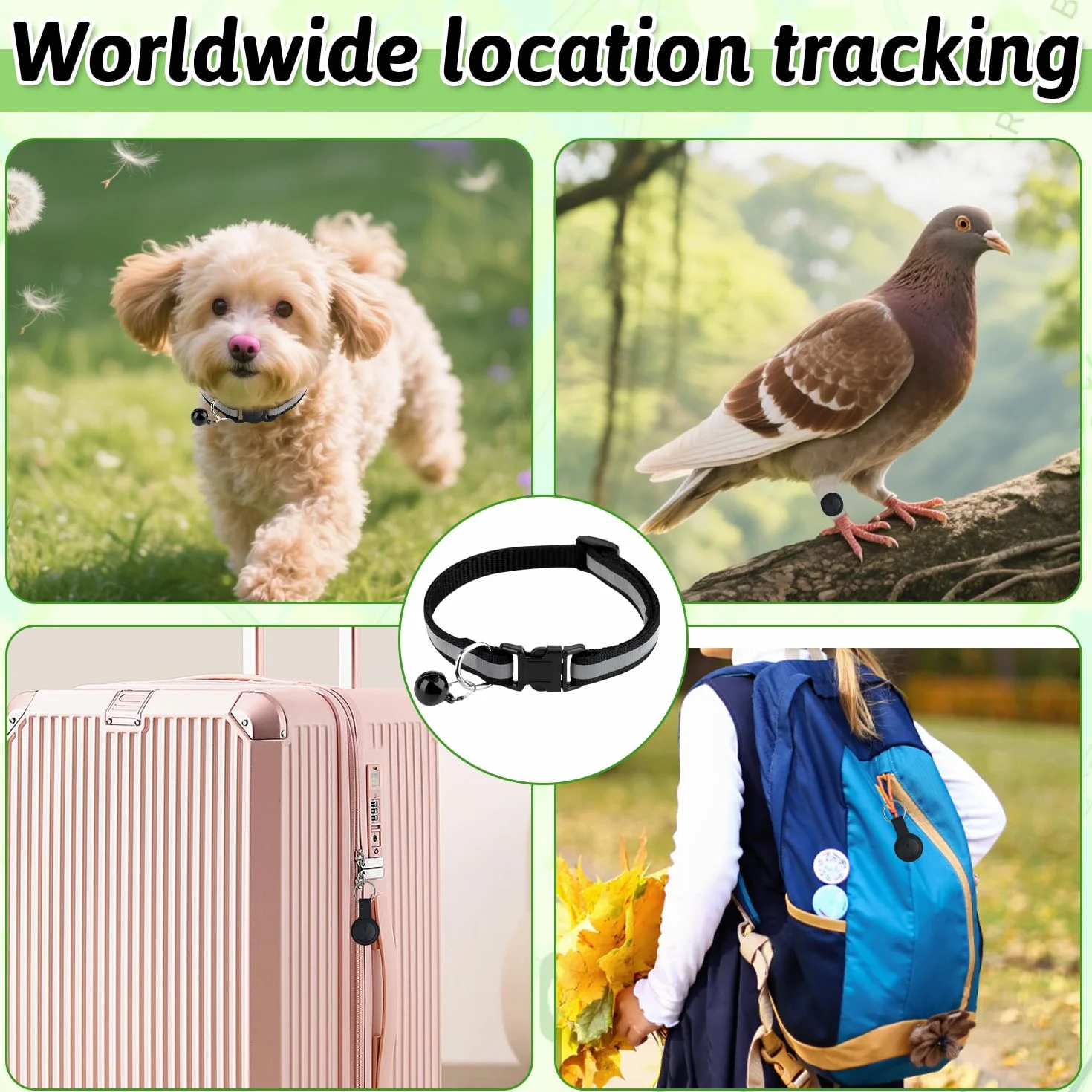 Collier GPS Chat Traceur 2026 Nouveau Localisation Temps Réel Imperméable Durable iOS Android