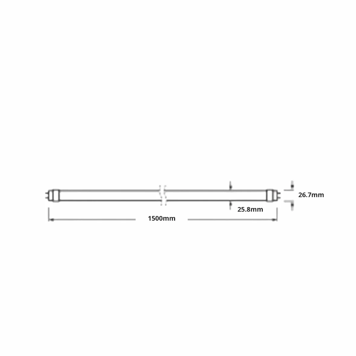 Ledvance Tube LED T8 Superior 22,1W 4100lm 840 Blanc froid 150cm Remplace 58W