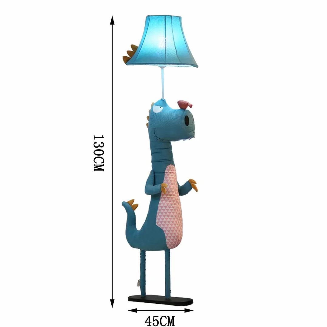 Lampadaire Chambre Enfant Dinosaure avec Télécommande LED Bluetooth