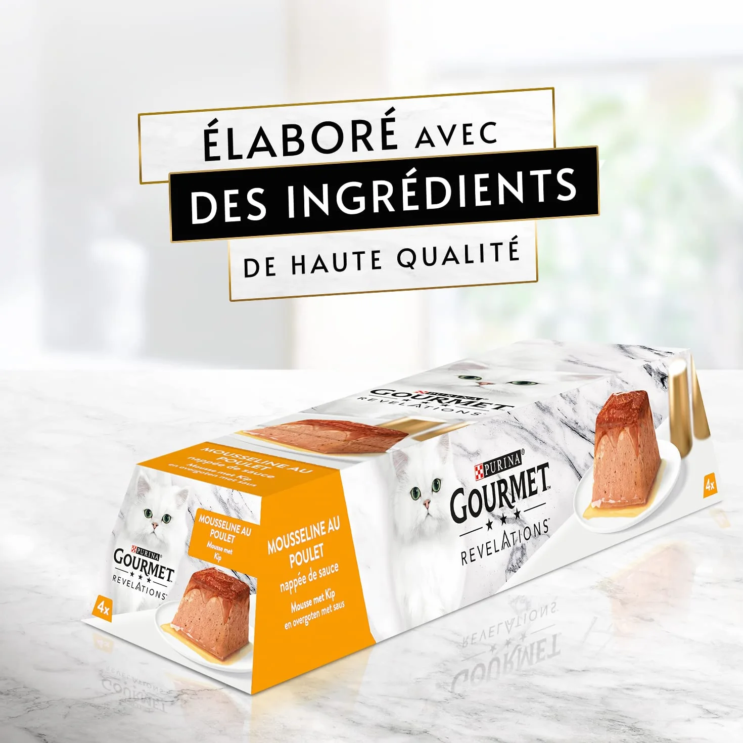 GOURMET Revelations Mousseline Poulet 4x57g