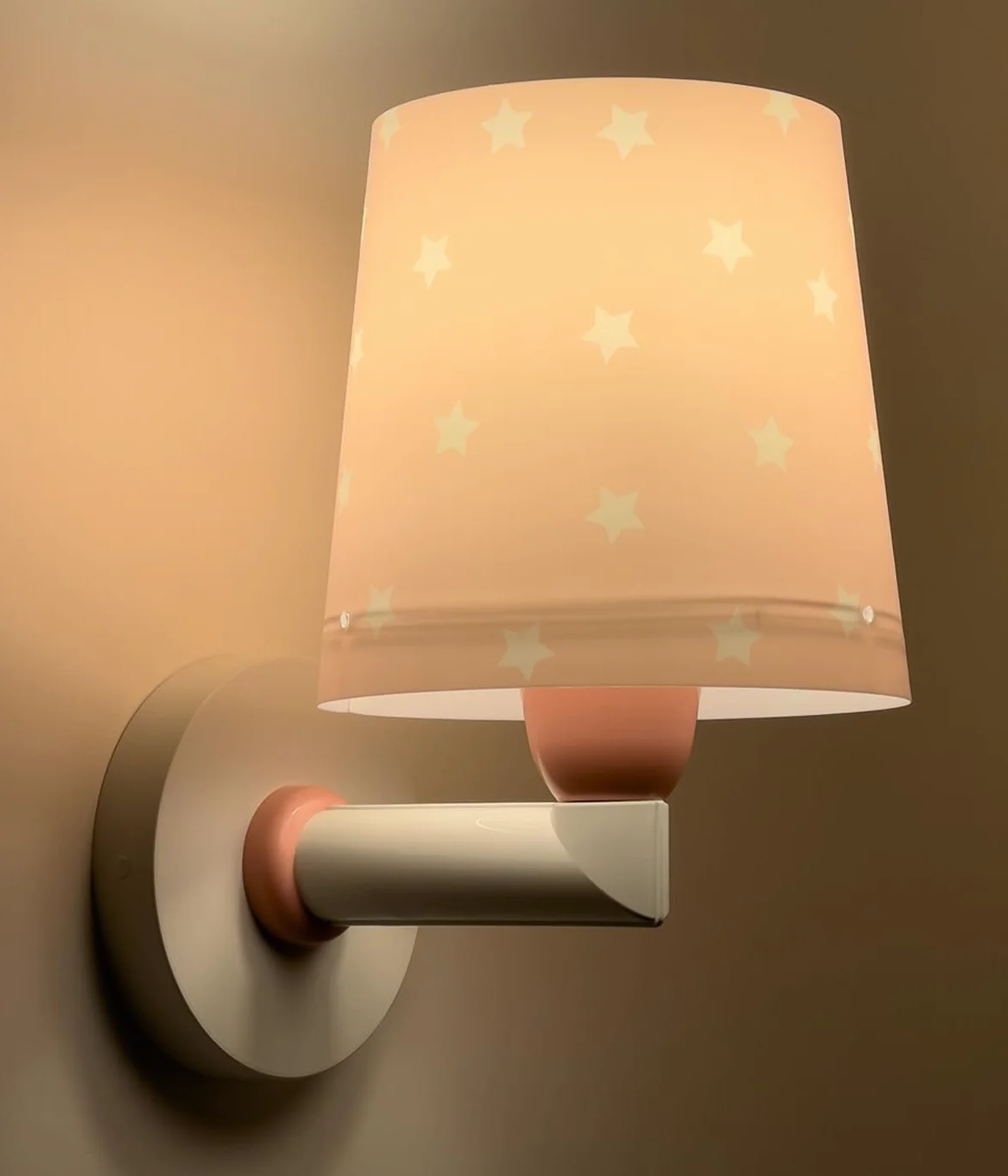 Dalber Applique Murale Enfant Star Light Étoiles Rose E27