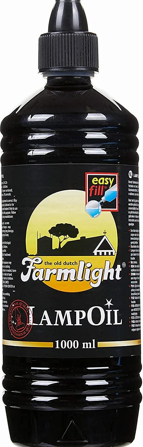 FARMLIGHT Huile de lampe 1000 ml Incolore Combustible pour lampes à huile et torches