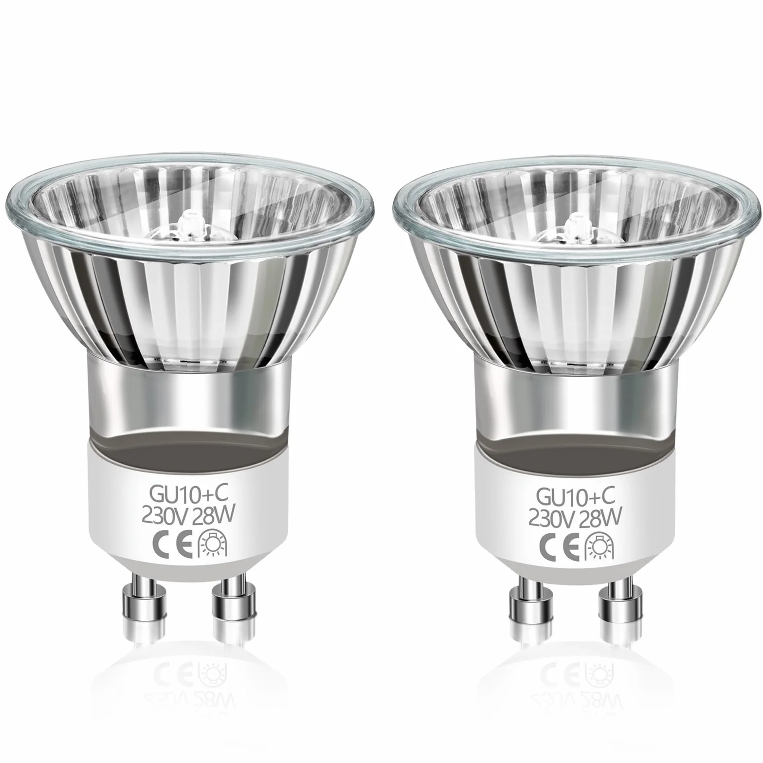 Ampoule Lampe Lave Mini GU10 28W 230V Dimmable 330LM Blanc Chaud 2800K MR11 Lot de 2