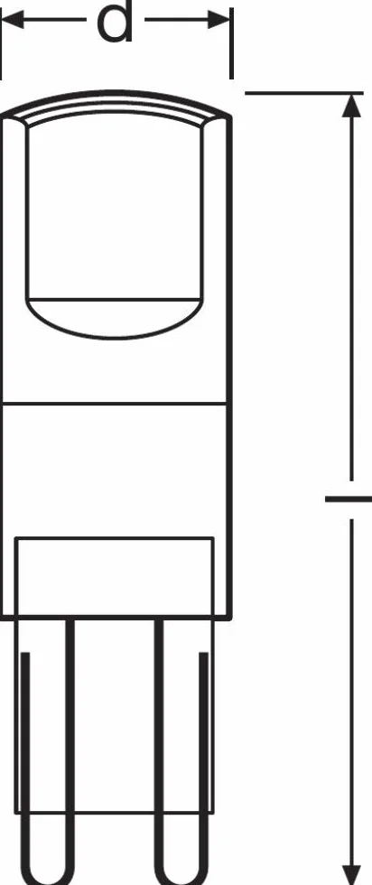 OSRAM LED BASE PIN G9 Lot de 3 Ampoule LED Culot G9 2,60W Blanc chaud 2700K