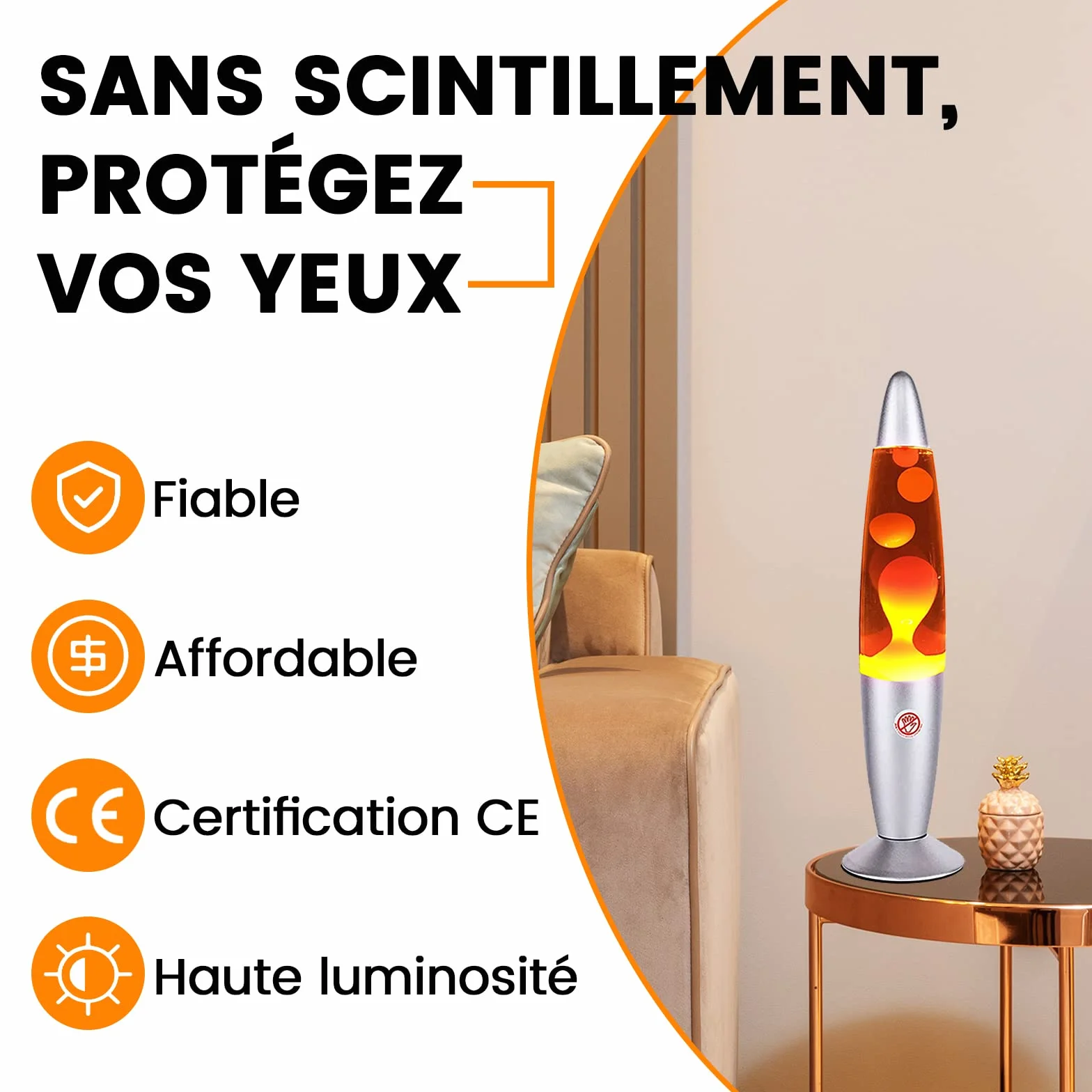 Bonlux 25W E14 R39 ampoule lampe à lave 4pcs