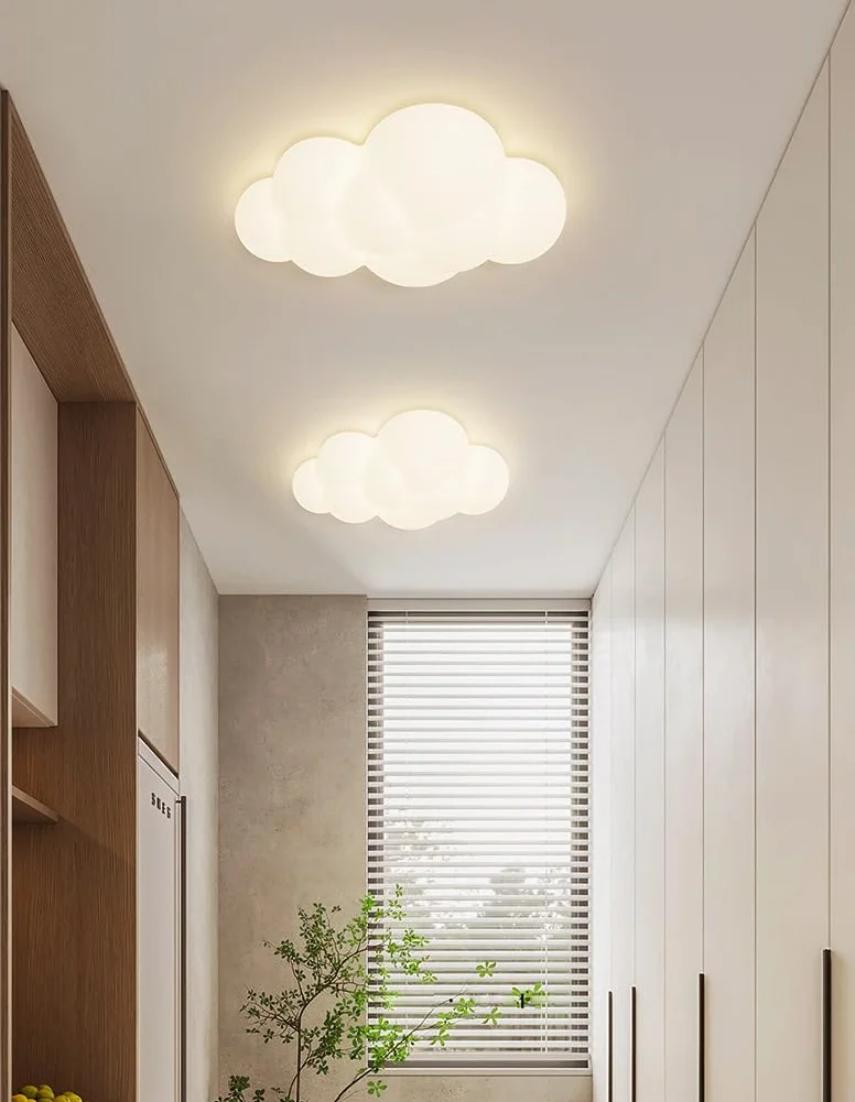 Applique murale LED 10W Dimmable Blanc Lait Étoile Nuage Acrylique pour Chambre Enfants