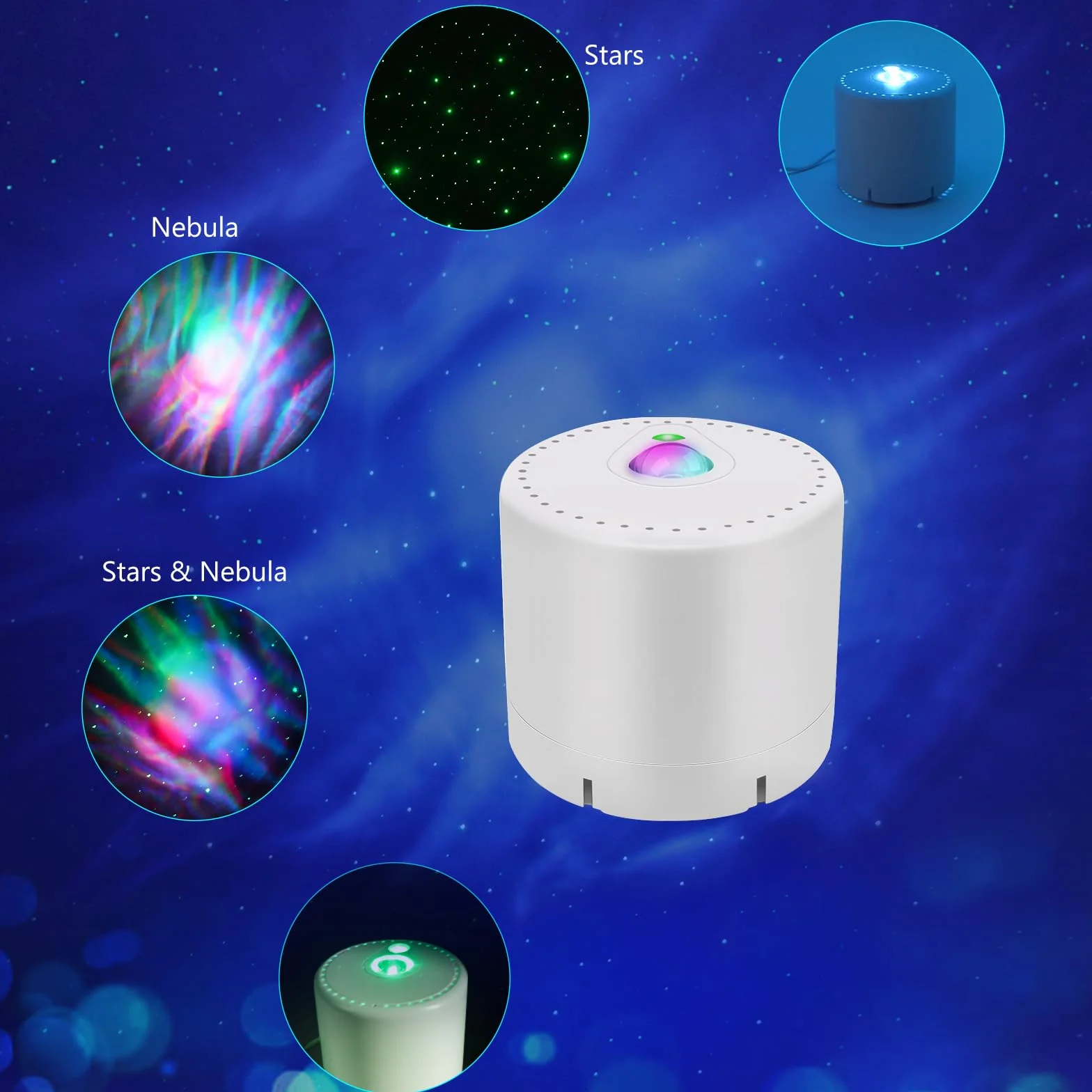 Projecteur Ciel Etoile Galaxie avec télécommande, Luminosité réglable pour Décoration Chambre Enfants Adultes