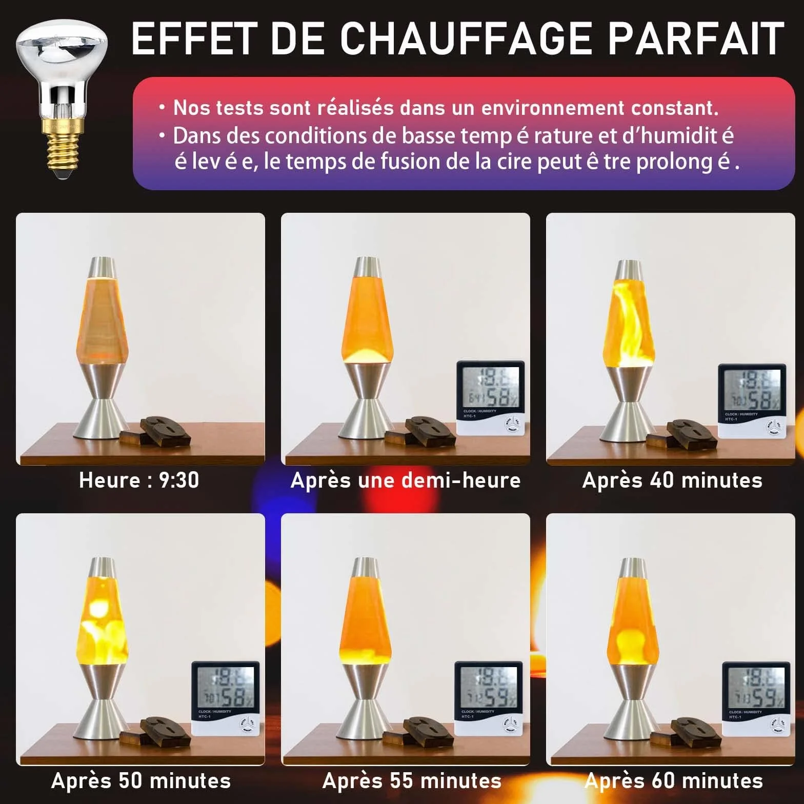 DoRight R39 E14 Ampoule à réflecteur 25W 240V Spot blanc chaud 2400-2600K (Lot de 2)