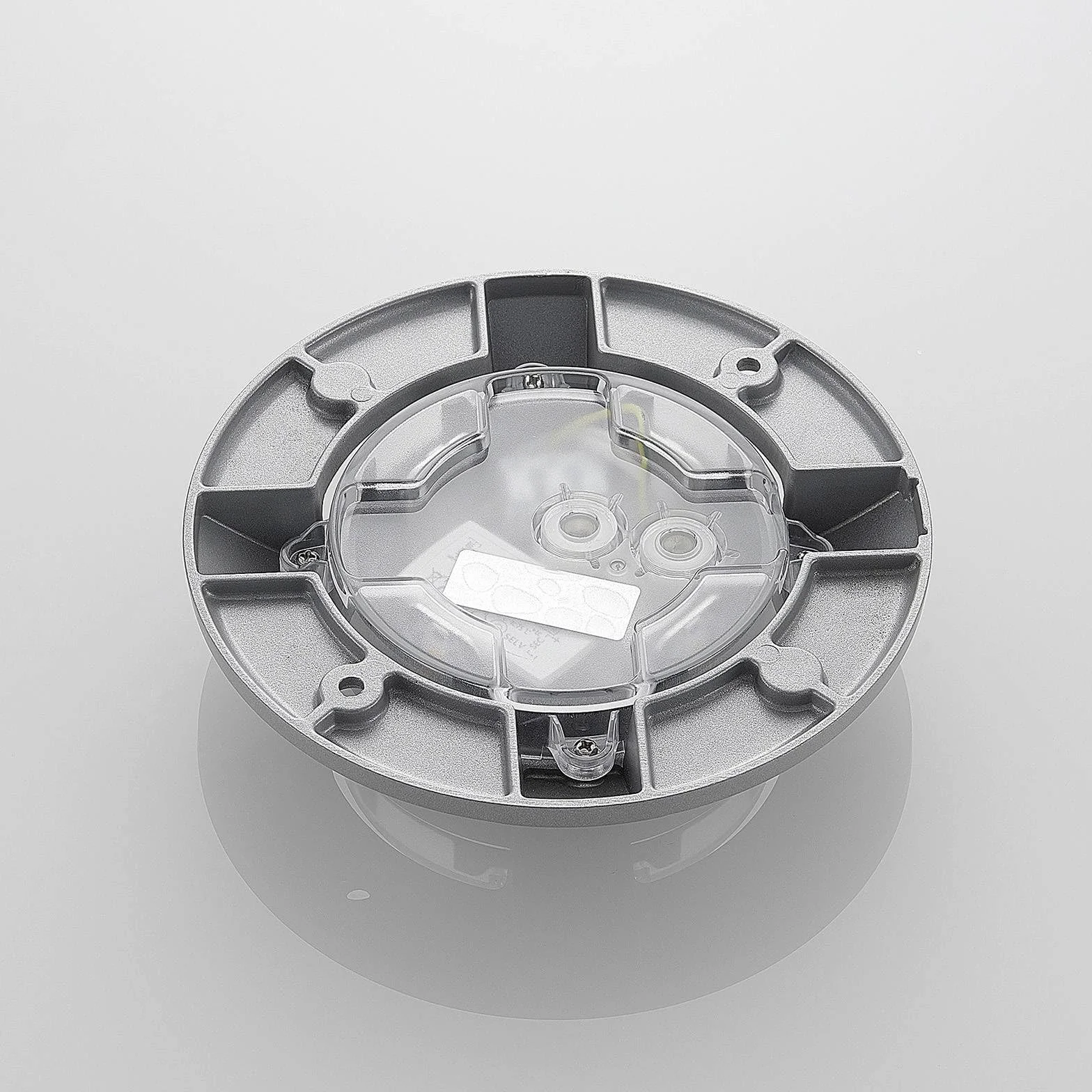 Projecteur d’extérieur LED Jeffrey Gris Aluminium 1 lampe pour jardin terrasse