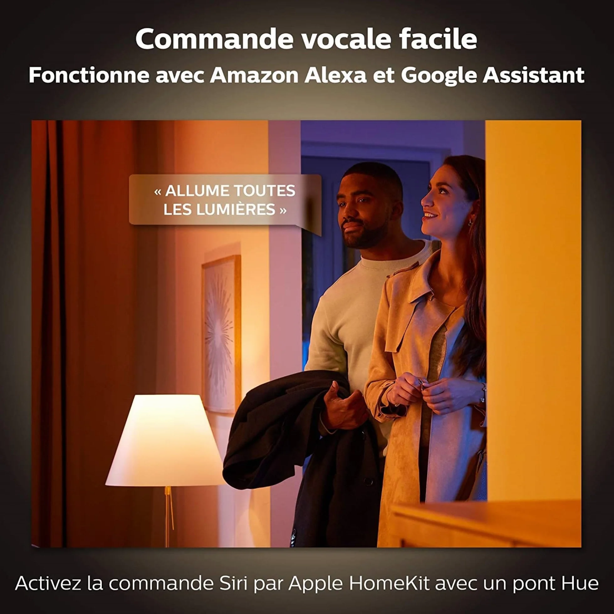 Philips Hue Iris Lampe à poser Blanche White & Color Ambiance Connectée Bluetooth Alexa Google Homekit
