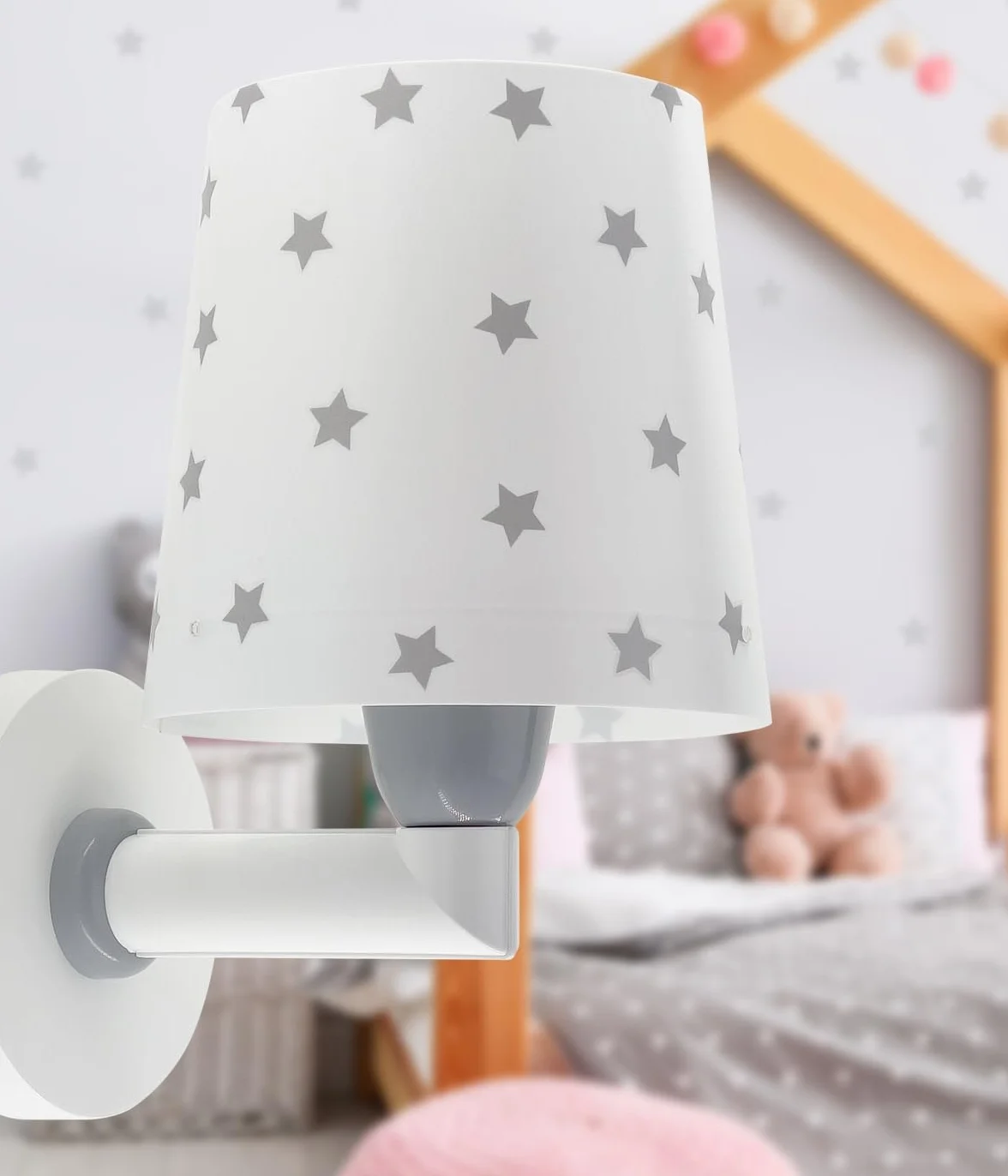 Dalber Estrellas Blanco Lampe murale enfant Motif nuages Star Light E27