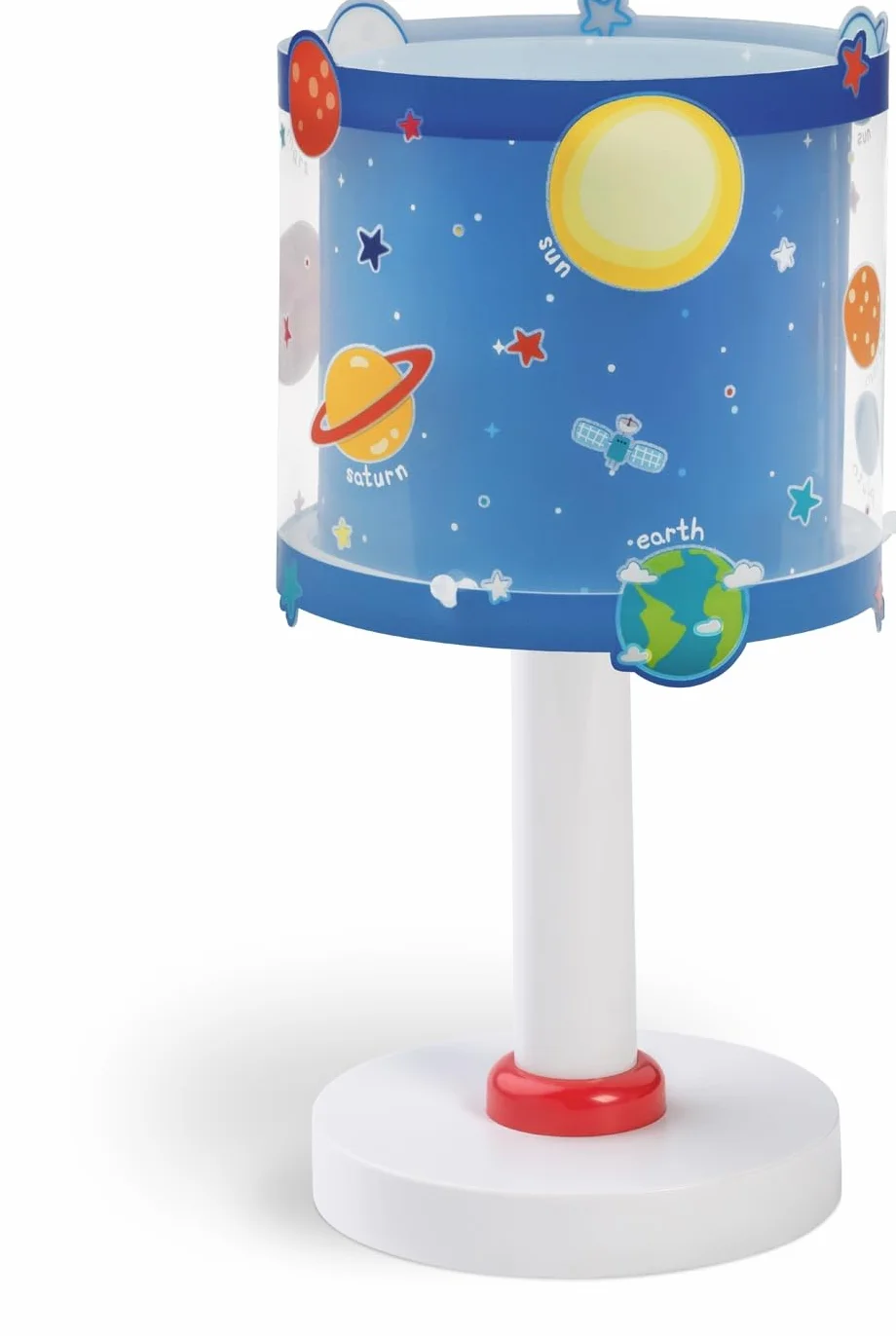 Dalber Lampe de chevet enfant Planets Planètes G4 LED 4 W Bleu