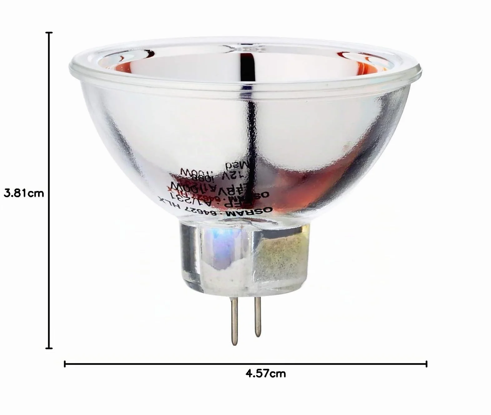 OSRAM 64627 HLX EFP 100W 12V lampe halogène MR16 médicale boîte pliante 1 pièce