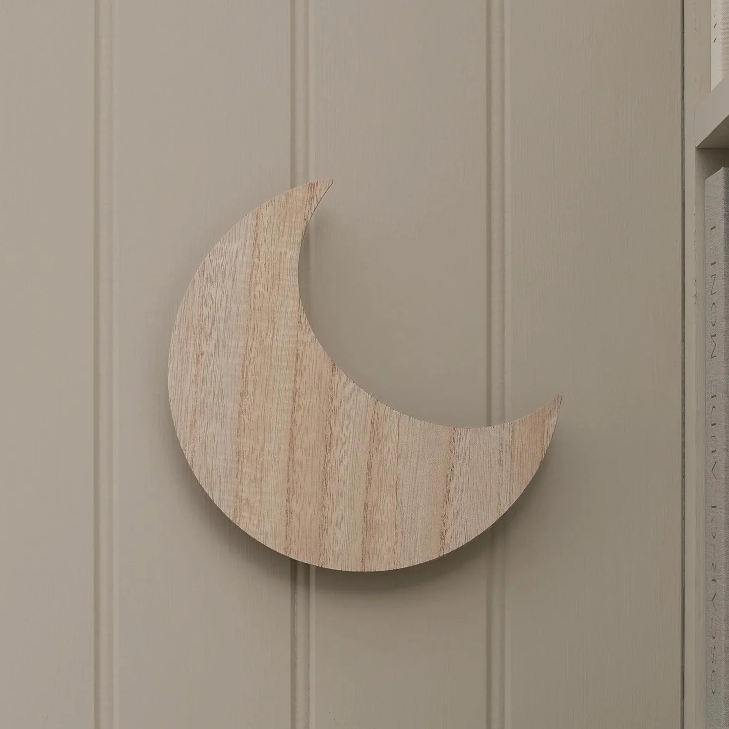Lights4fun Applique murale lune LED blanc chaud 20 x 3 x 20 cm