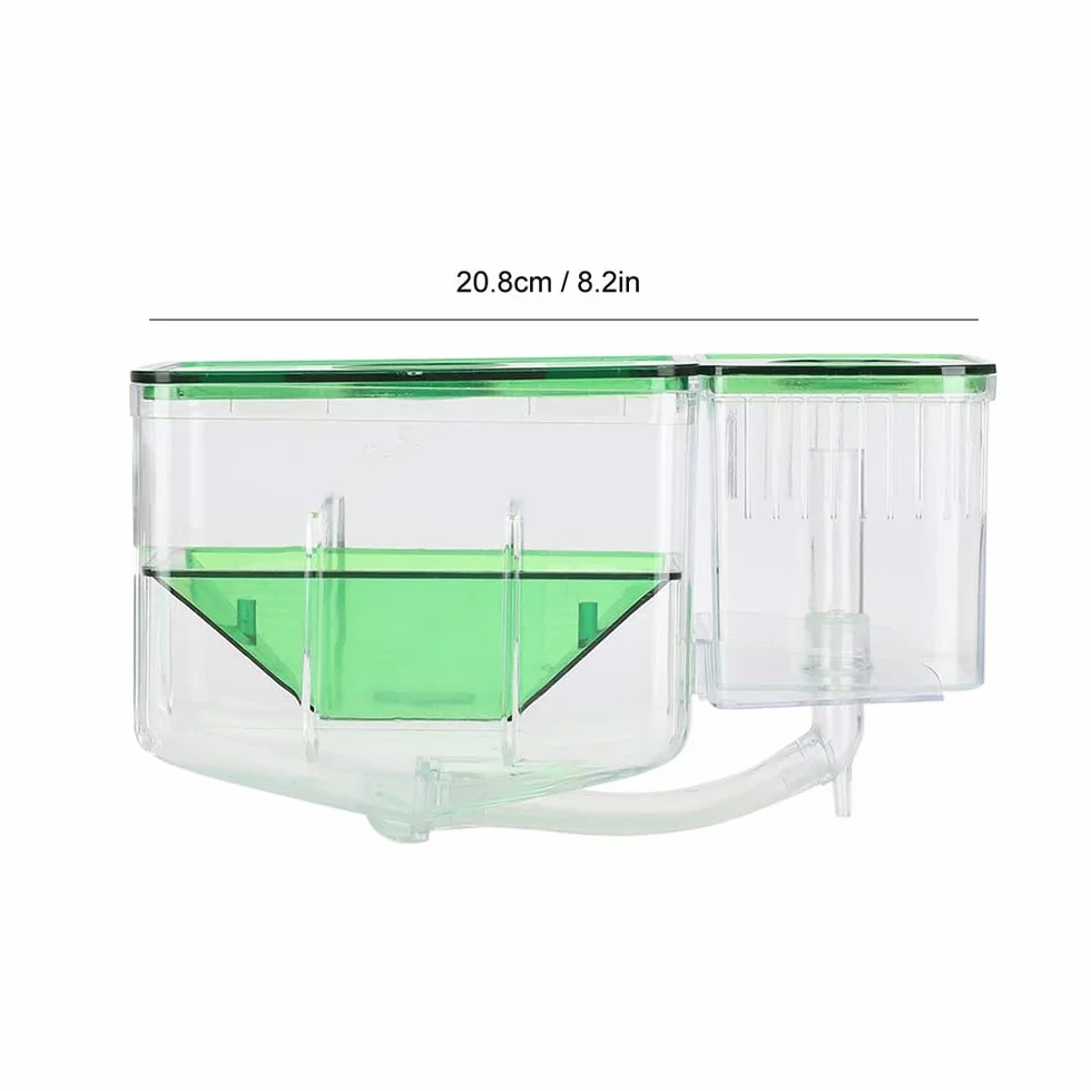 Boîte d'élevage de Poissons d'aquarium Double Couche Incubateur d'éclosion d'alevins