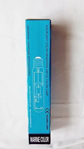 Ampoule HQI 400W 10000K E40 pour Aquarium Marin Récifal, Halogénures Métalliques