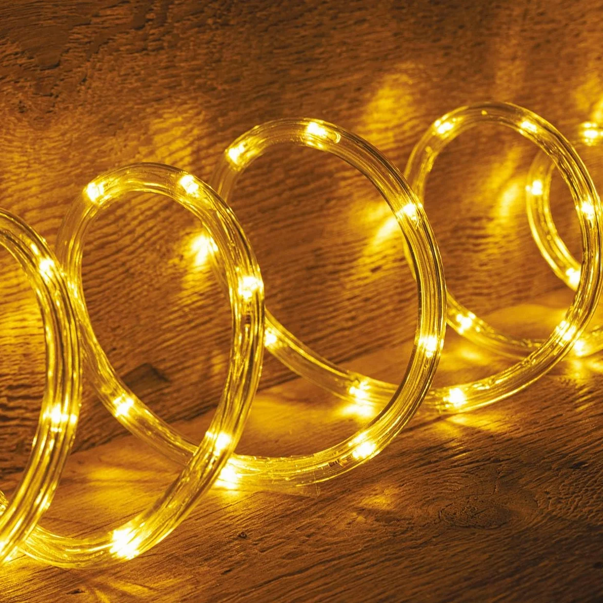 Feeric Lights Tube électrique extérieur 18m 324 LED Blanc Chaud