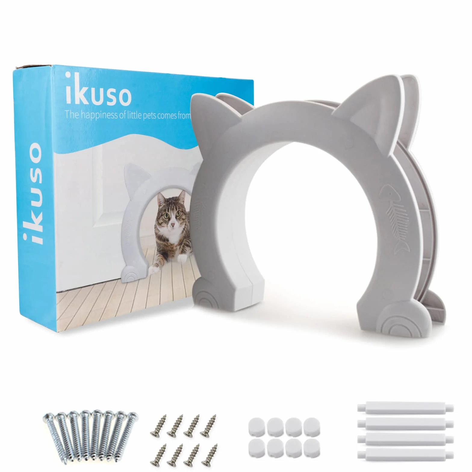Chat chatière adaptée aux chats petite moyenne grande taille toilettes maison bassin