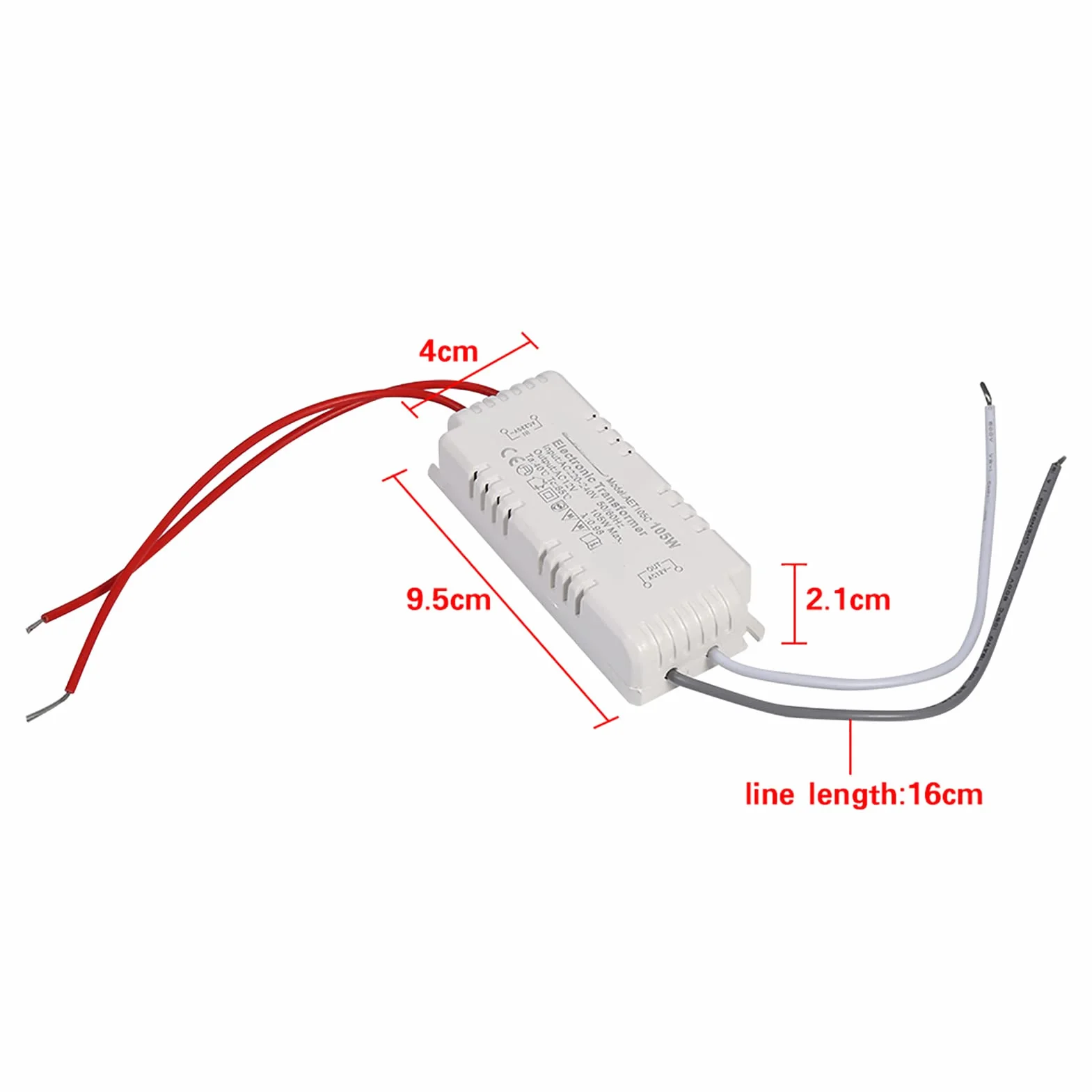 Transformateur Halogène Basse Tension 105W 12V 220-240V Alimentation Lampes Quartz