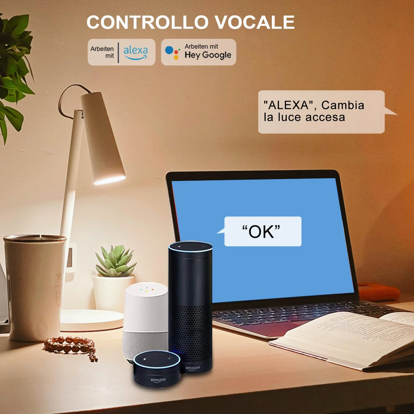 EXTRASTAR Ampoule Connectée WiFi LED E14 5W 470LM 6500K Compatible Alexa Google Home