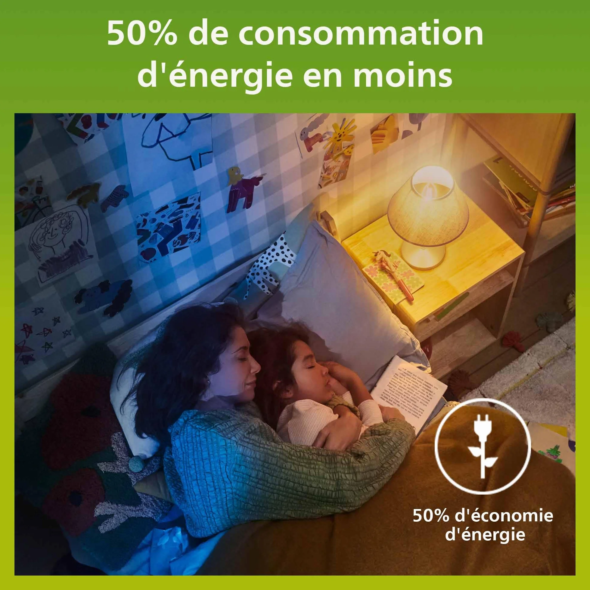 Philips Lot de 3 Ampoules LED E27 60W Blanc Chaud 2700K Dépolie