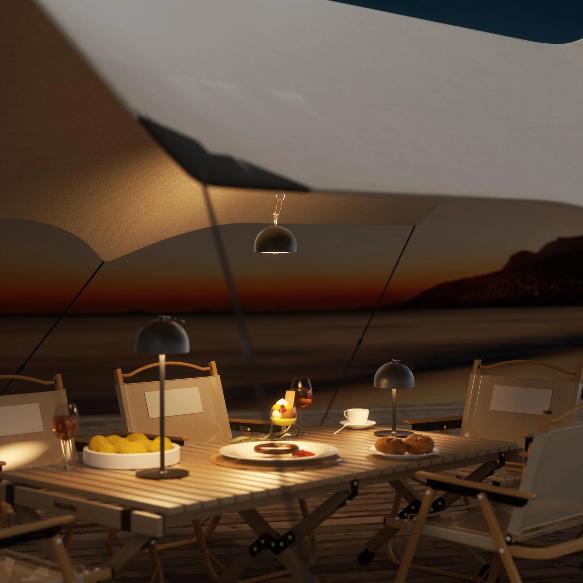 DEELUX Lampe de Table Sans Fil Rechargeable, Hauteur Réglable Métal, USB-C, 3000K Blanc Chaud Dimmable LED, Noir