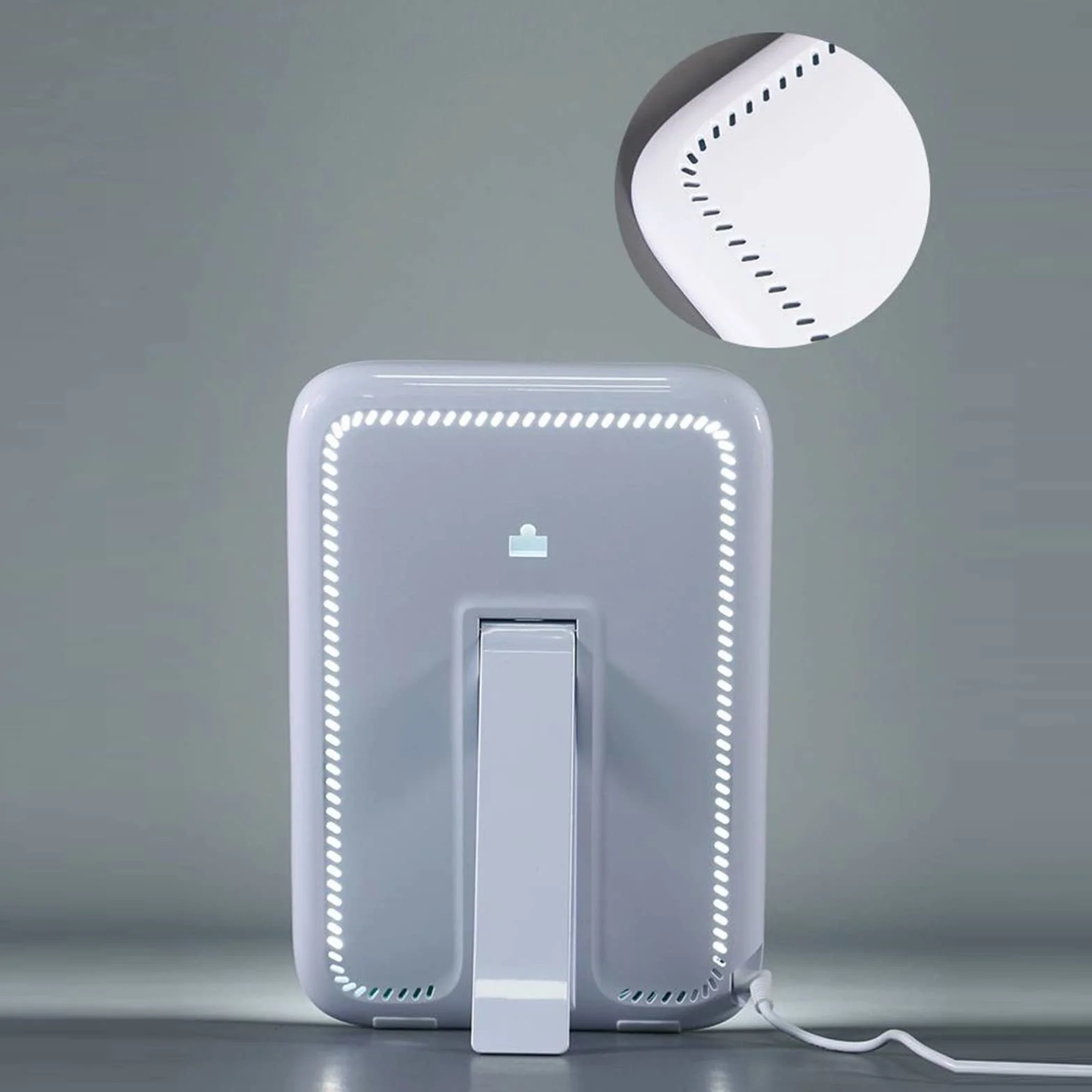 Lampe de Photothérapie LED 20000 Lux, Luminothérapie Froide et Chaude, 3 Couleurs, 5 Niveaux de Luminosité, Contrôle Tactile