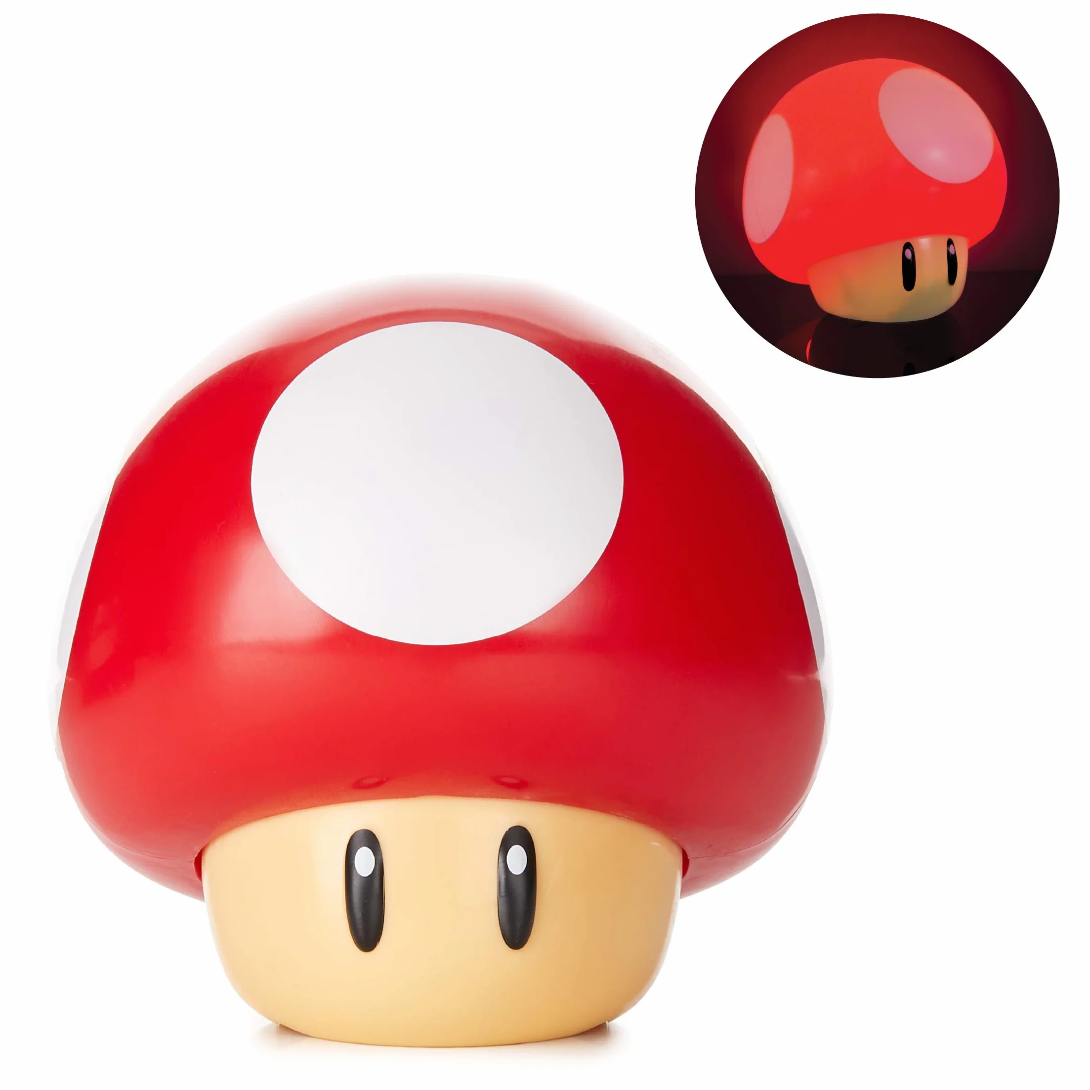 Lampe Champignon Super Mario Officielle avec Sons, Cadeau Garçons, Décoration Chambre Enfants