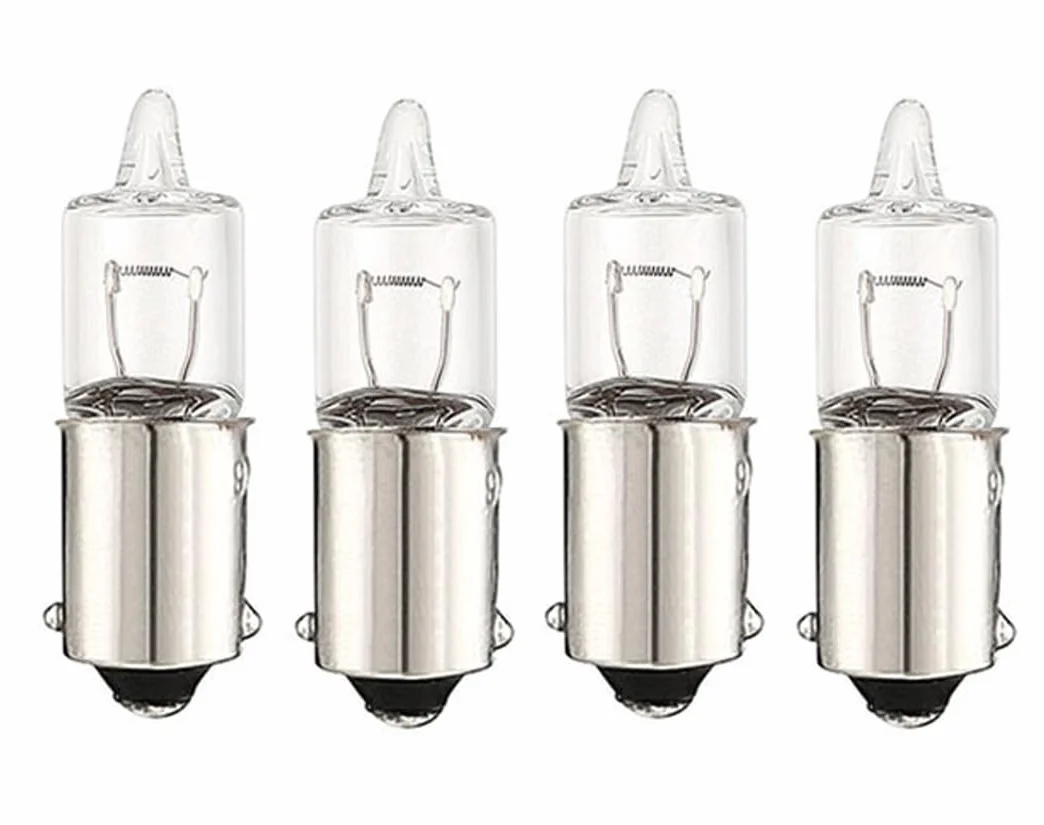 Ampoules halogènes BA9s 12V 10W H10W Lampe à incandescence 9mm Douille à baïonnette métal Feux de stationnement (4)