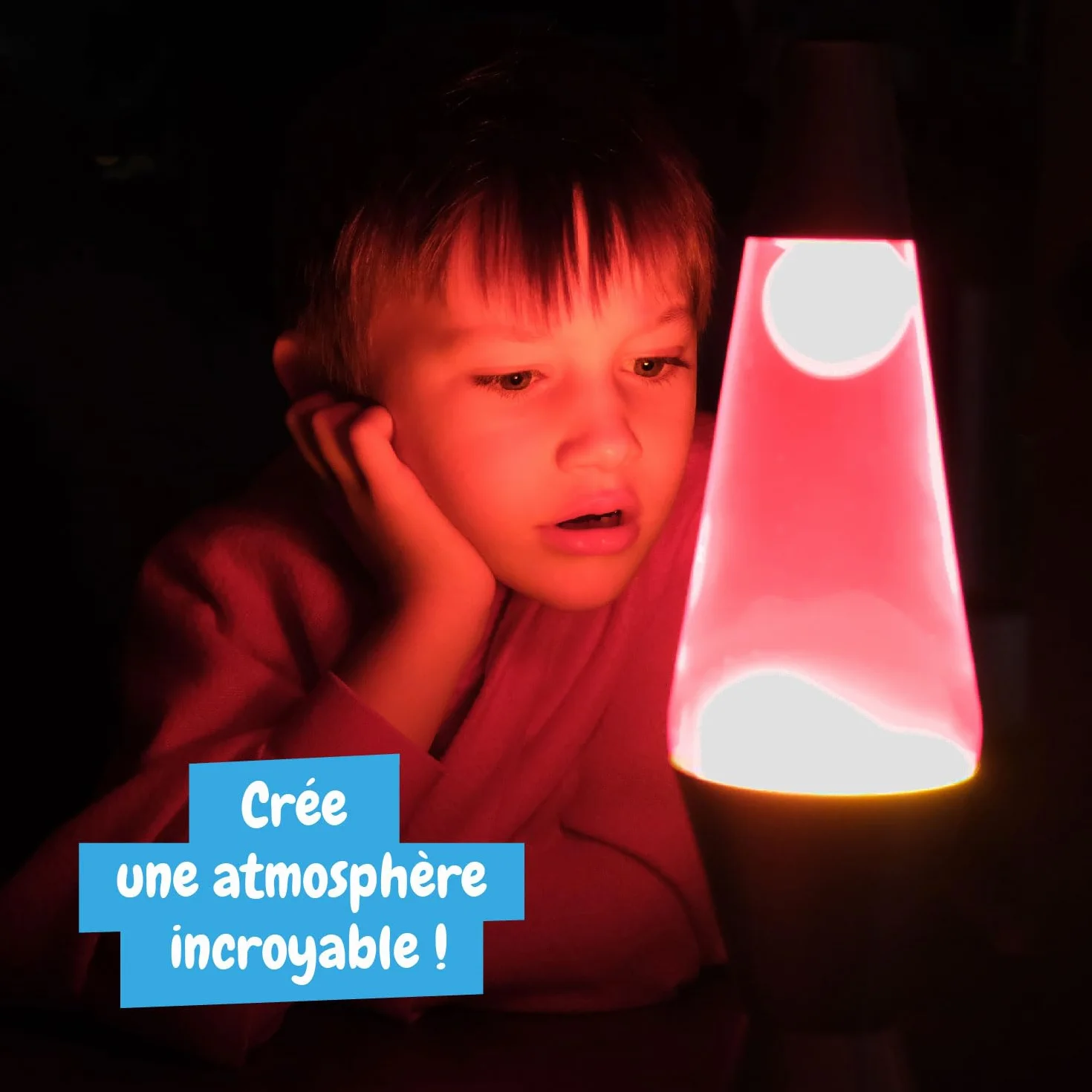 Science4you Lampe à Lave Rouge - Veilleuse Décoration Chambre Enfants 8-14 Ans