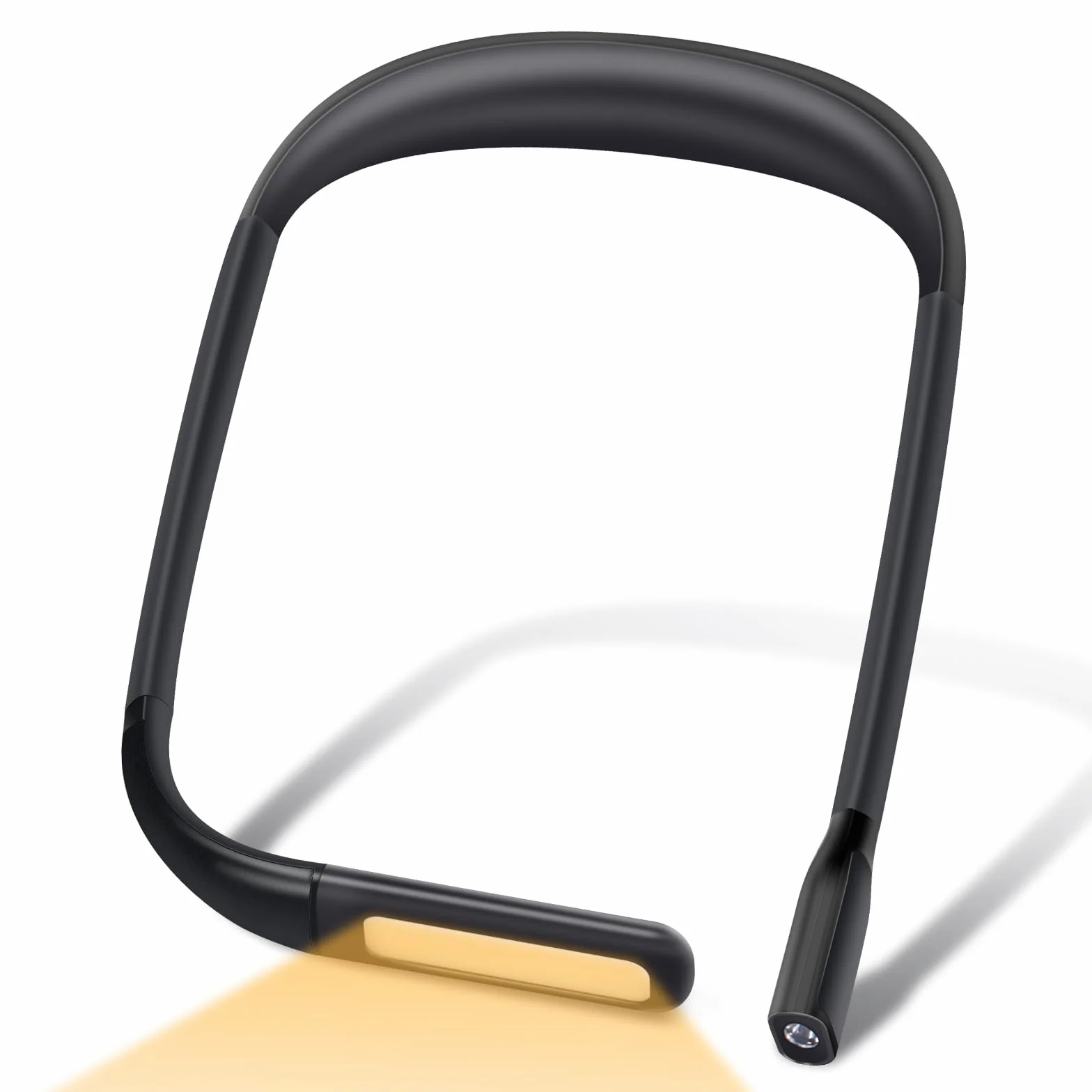 Alyvisun Lampe de Lecture de Cou, Lampe LED Rechargeable USB Flexible, Luminosité Réglable 3 Couleurs pour Lire au Lit