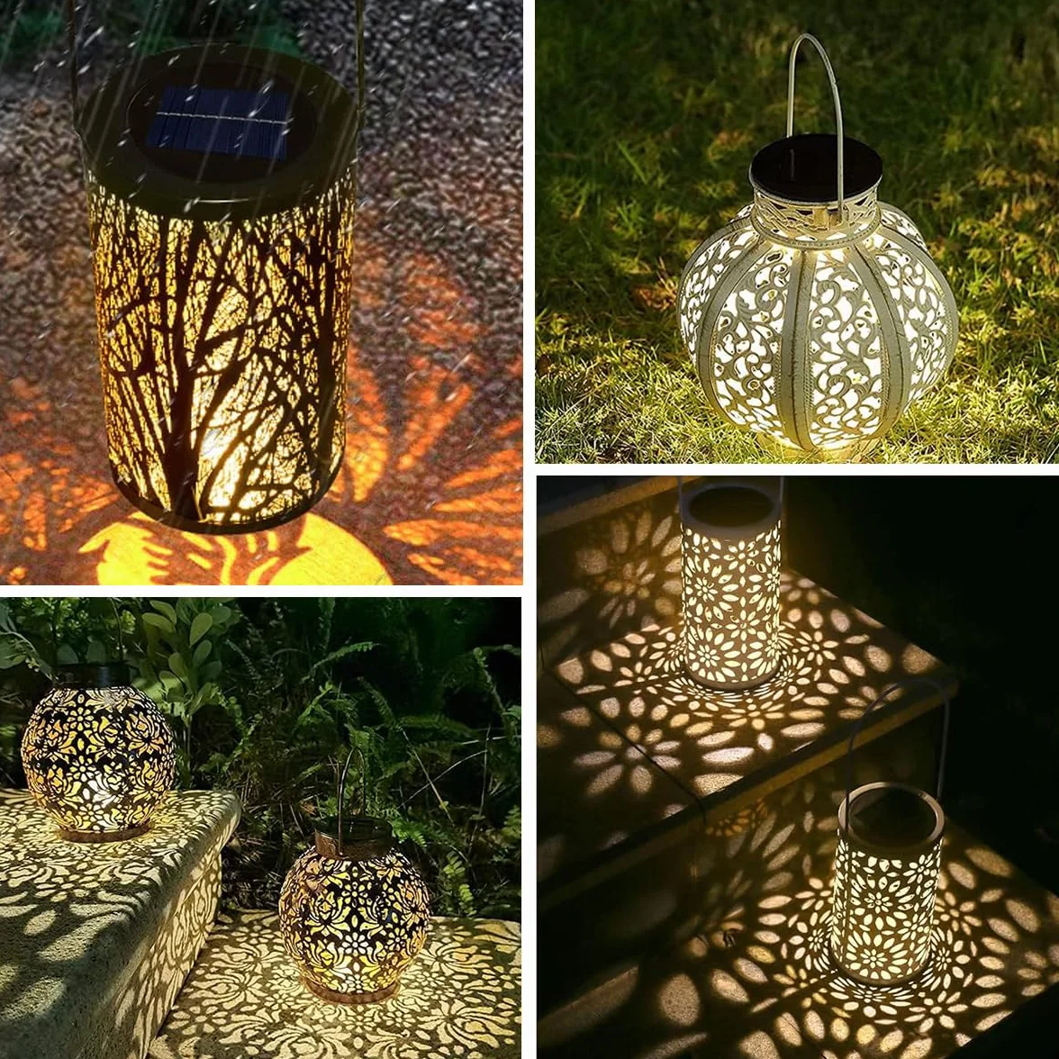 Forhome 6 Pièces Lampes Solaires de Rechange 8 cm Étanche IP44 Panneau Solaire pour Lanterne Jardin Extérieur