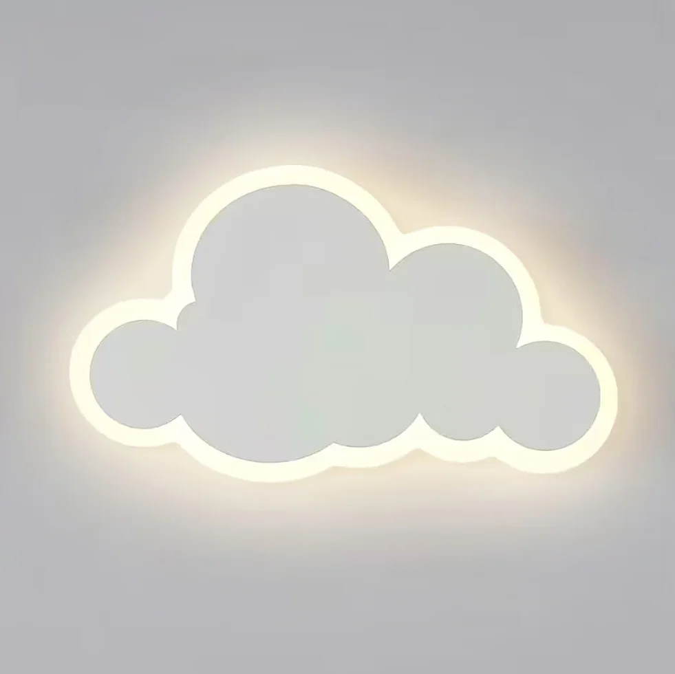 Applique murale LED nuage blanc veilleuse décorative chambre enfant 3 éclairages