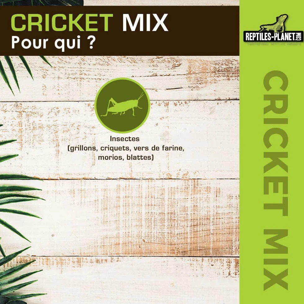 Reptiles Planet Cricket Mix Nourriture pour Insectes 500 ml