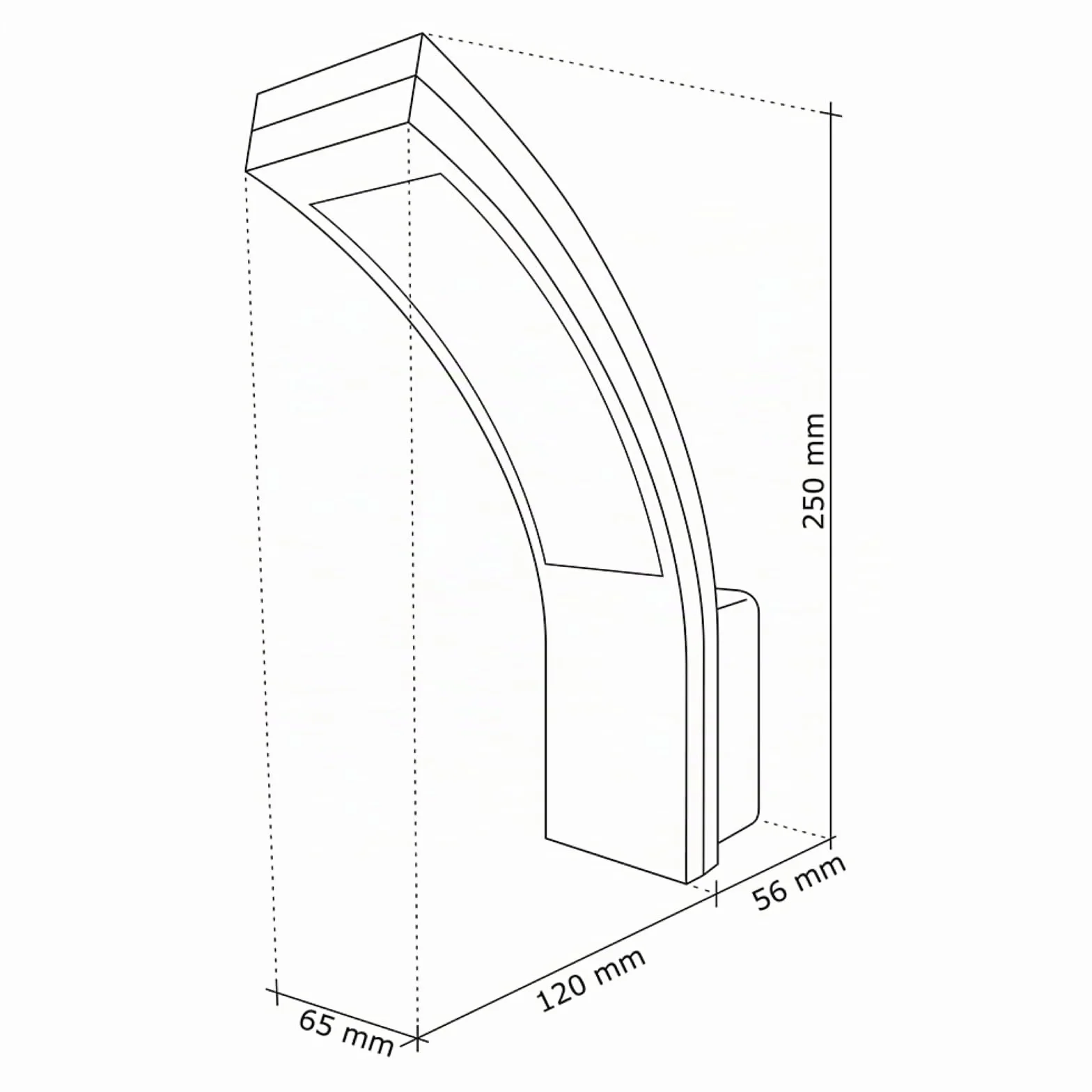 SEBSON LED Luminaire Exterieur Mural Lot de 2 15W 1100lm 5800K IP65 Applique Murale 250x176x65mm