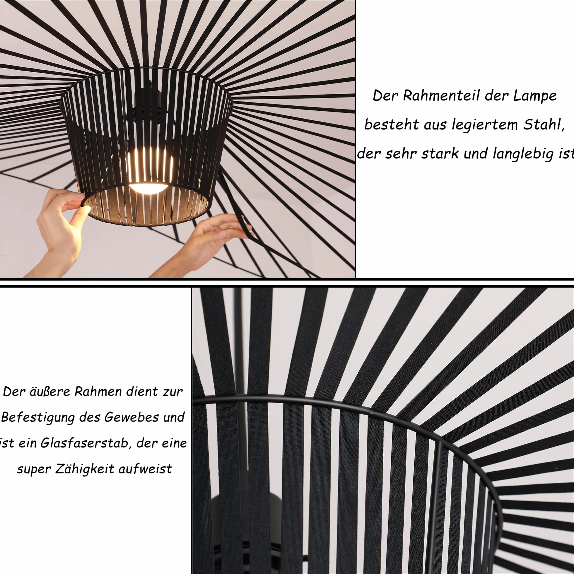 Lustre Vertigo Suspension, RéTro Suspension Luminaire Lustres Postuler à Salon Cuisine Chambre Luminaires IntéRieur, Lampe LED E27 Max 40W (80 CM)