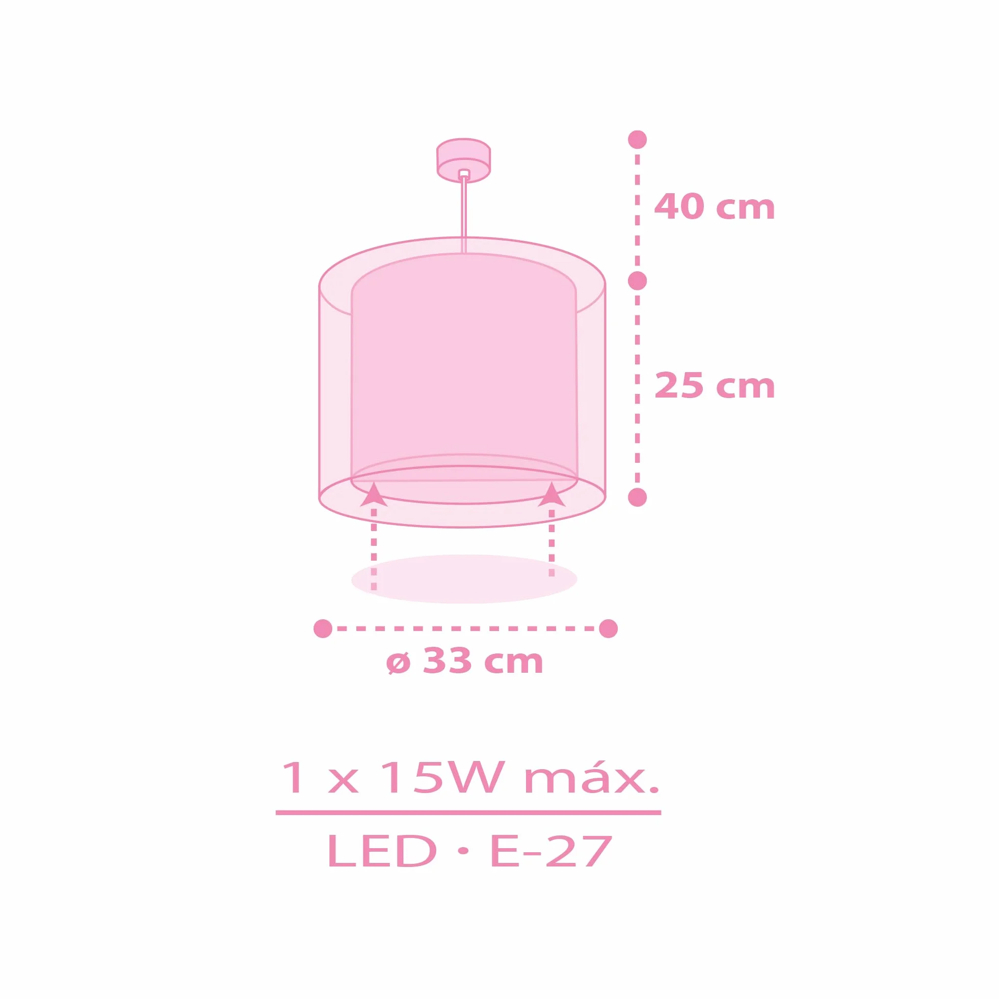 Dalber Lustre Chambre Lampe Suspension Enfand Hello Kitty And Friends My Melody Cinnamoroll Kuromi E27 Rose