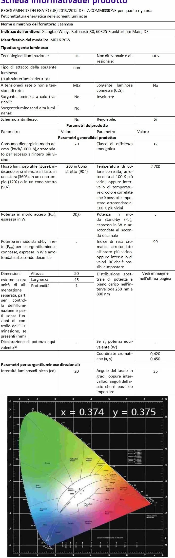 Ampoules Halogènes MR16 12V 20W GU5.3 Dimmables 2700K Blanc Chaud Paquet de 6