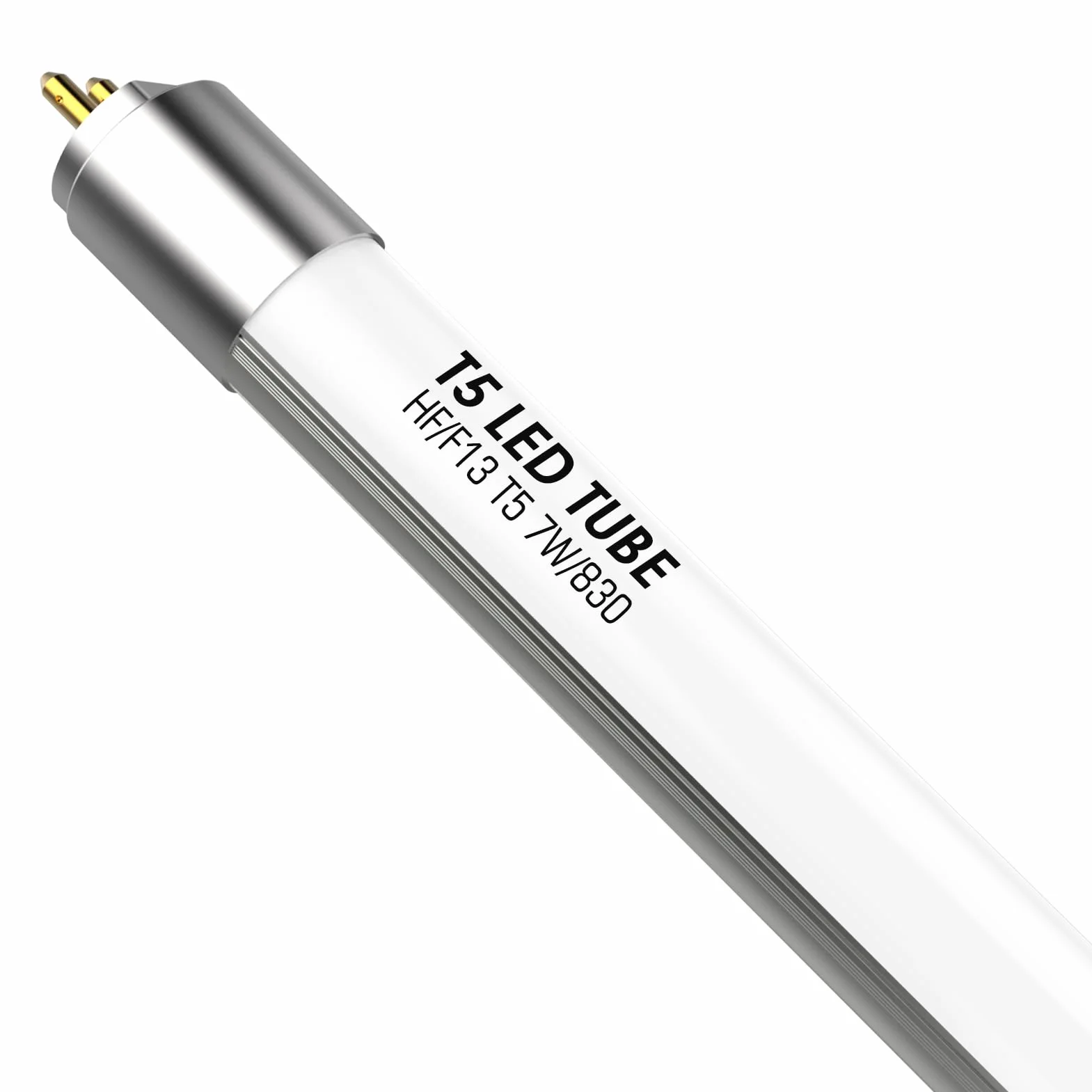 Tube LED T5 7W 517mm 910lm 3000K Blanc Chaud G5 13W Équivalent 140° Paquet 1
