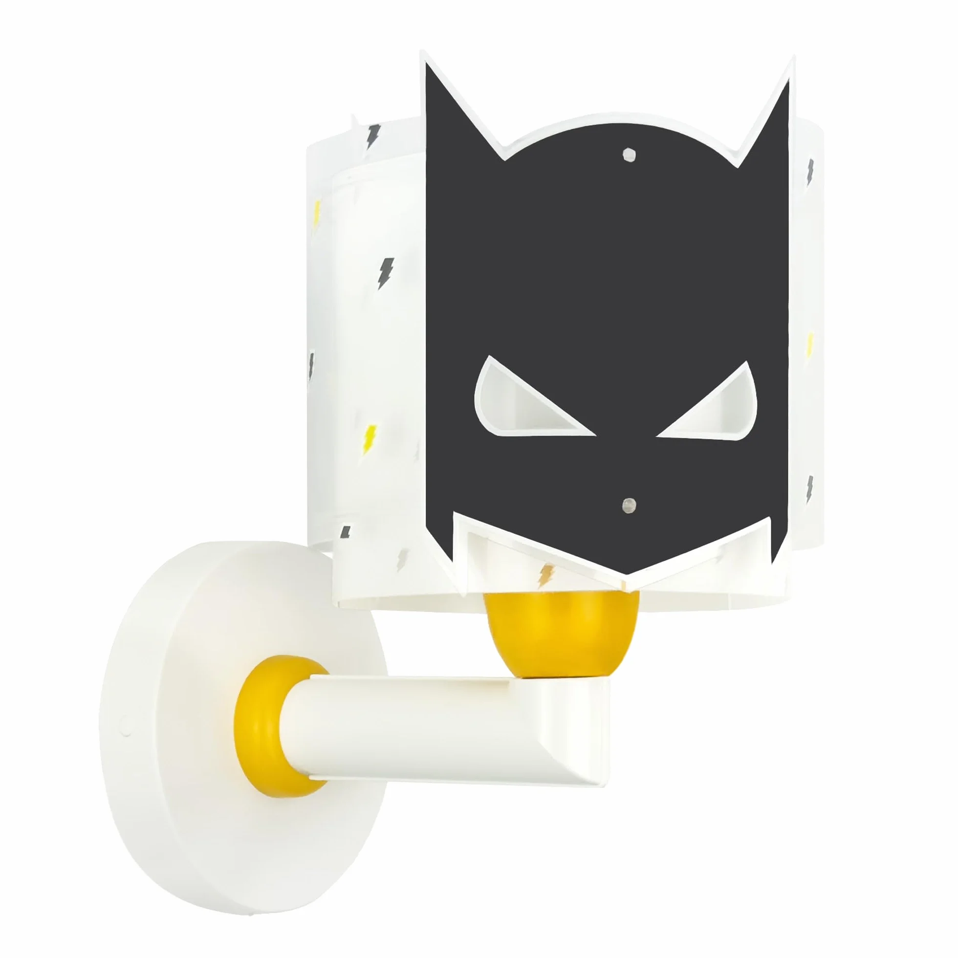 Dalber Applique Murale Enfant Super-héros Noir