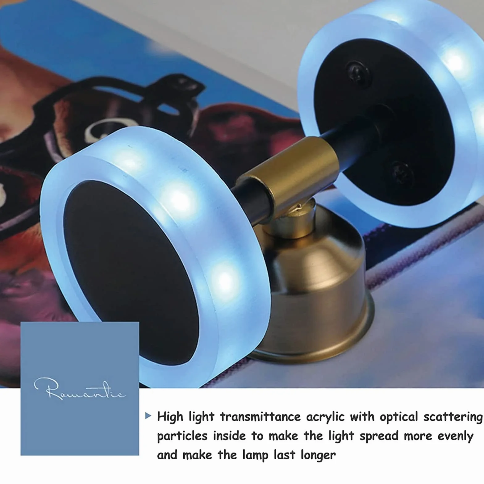 Plafonnier LED Skateboard Enfants Dimmable avec Télécommande Acrylique Abat-Jour Chambre Salon